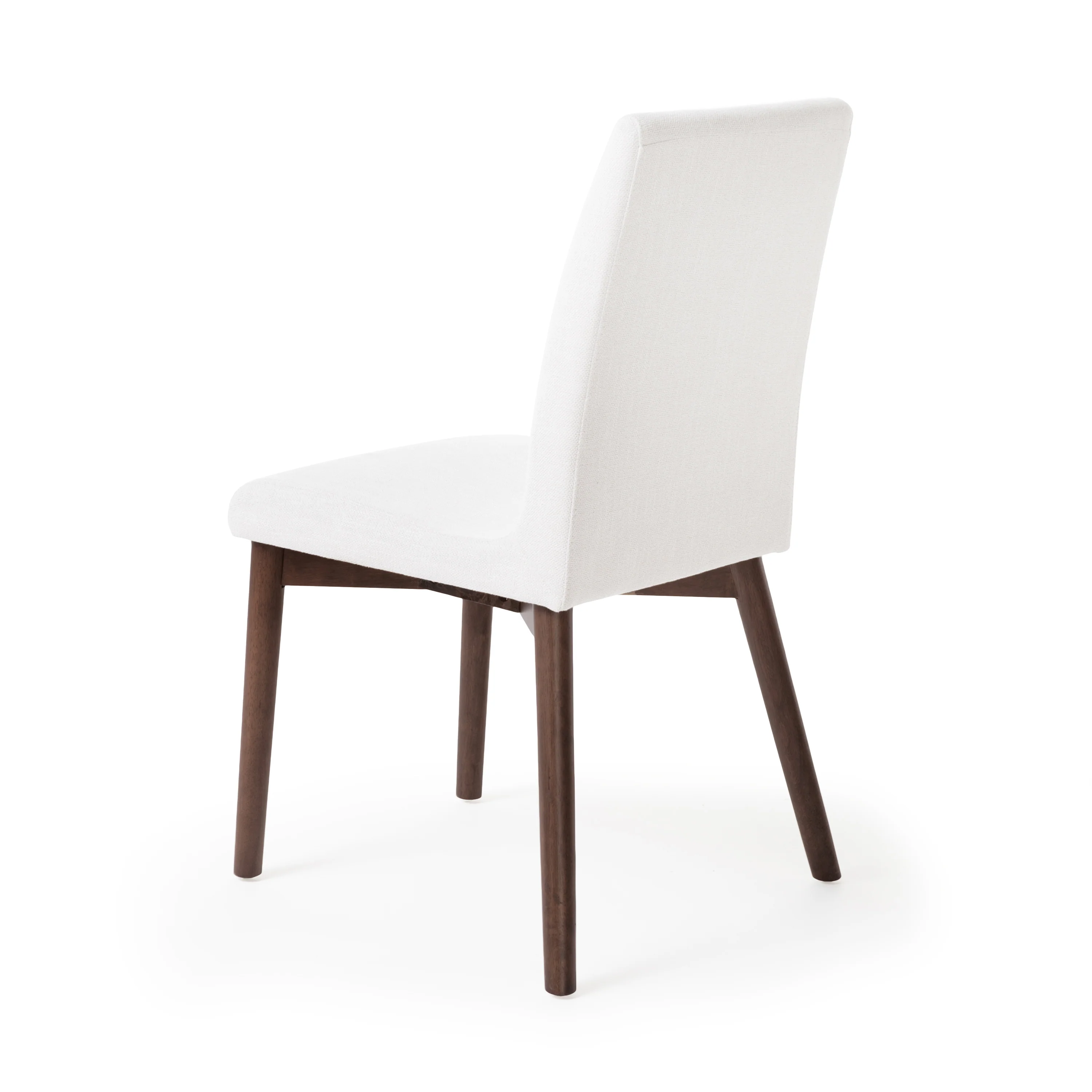 Oneida Mid-Century Modern 5 Piece Dining Set, Light Beige and Walnut - furnishings
