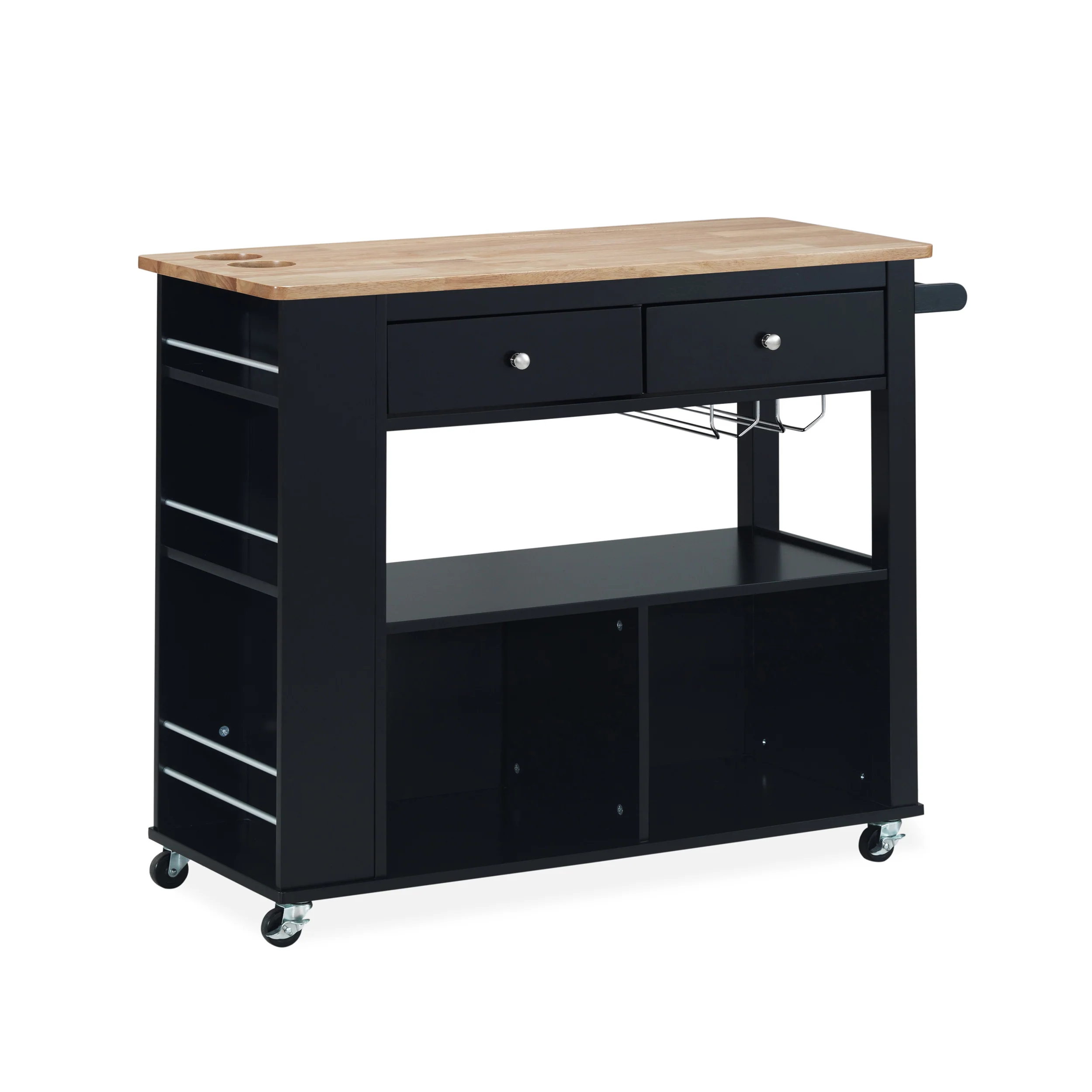 Julien Kitchen Cart with Wheels - furnishings