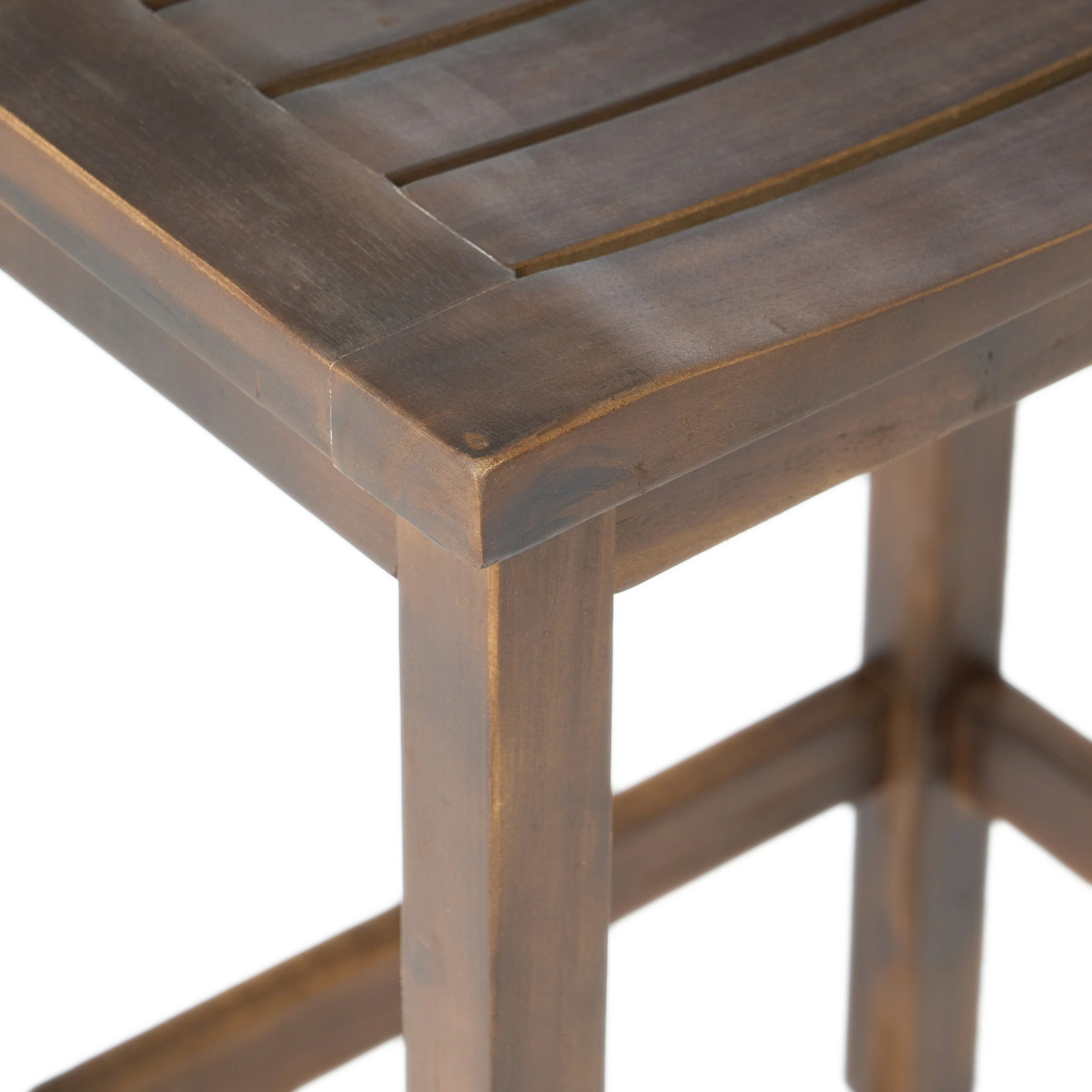 Lantana Brown Mahogany 24-Inch Counter Stools (Set of 2) - furnishings
