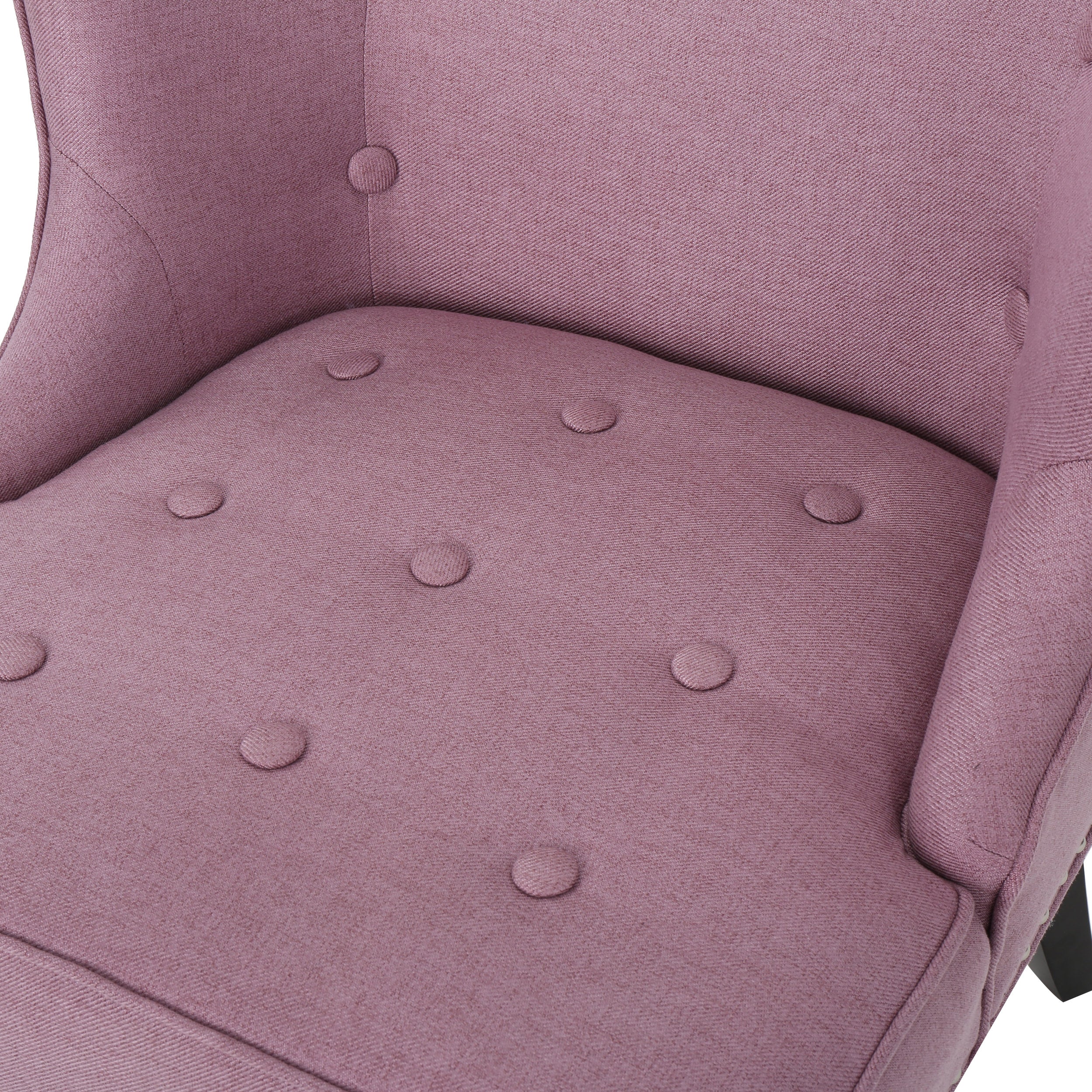 Adelina Contemporary Upholstered Accent Chair with Nailhead Trim - furnishings
