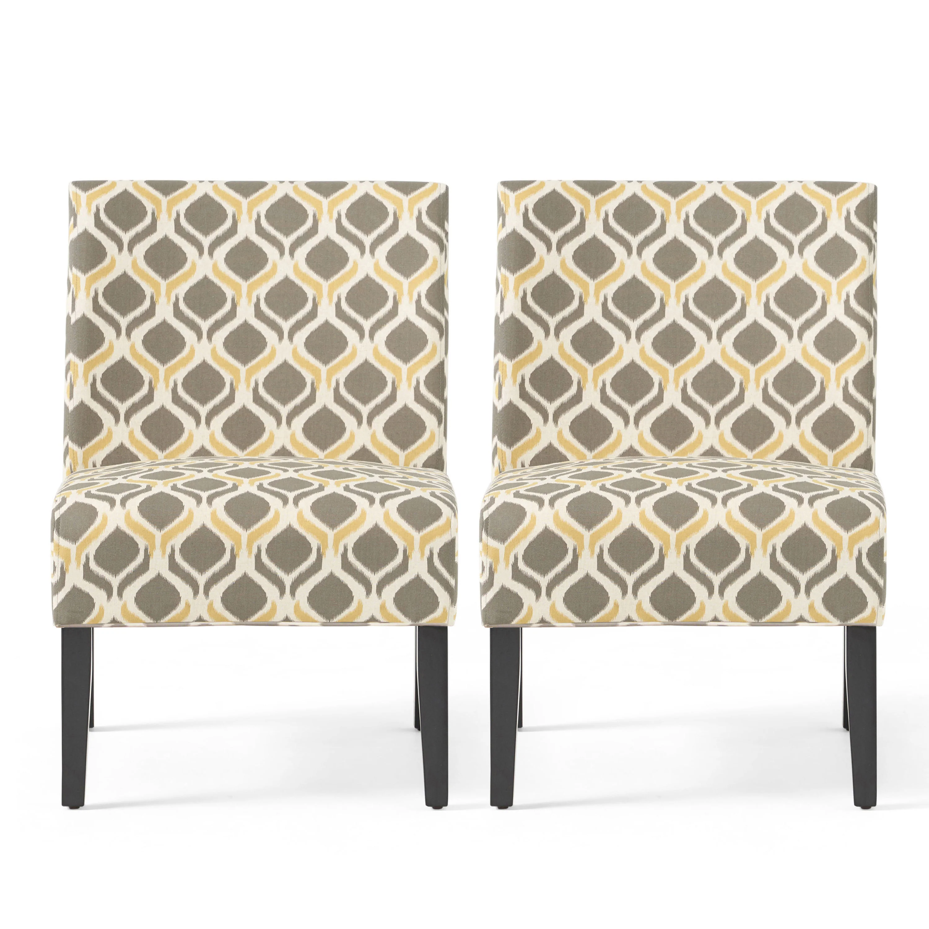 Kalee Contemporary Fabric Slipper Accent Chair - furnishings