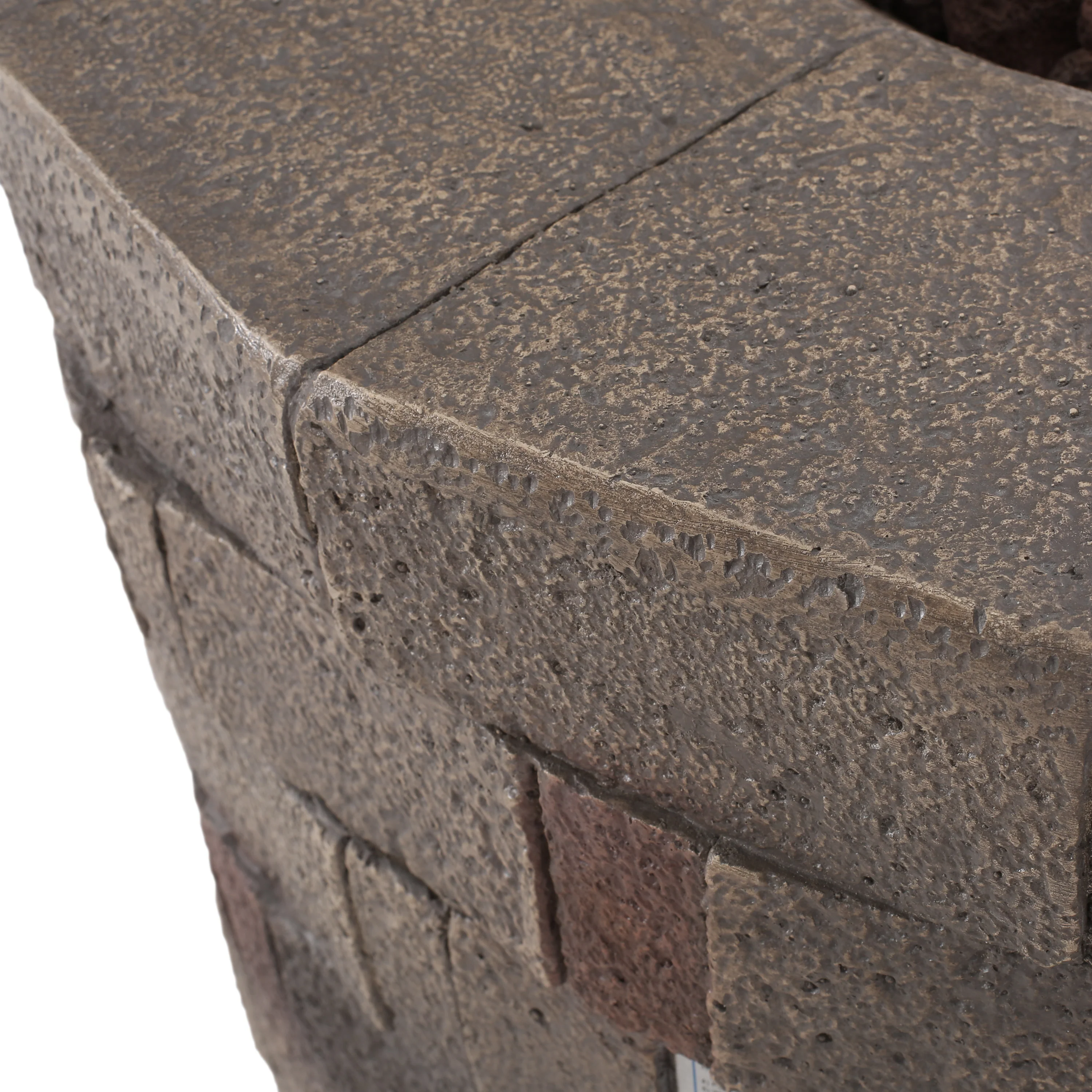 Kaur Outdoor Lightweight Concrete Circular Fire Pit - furnishings