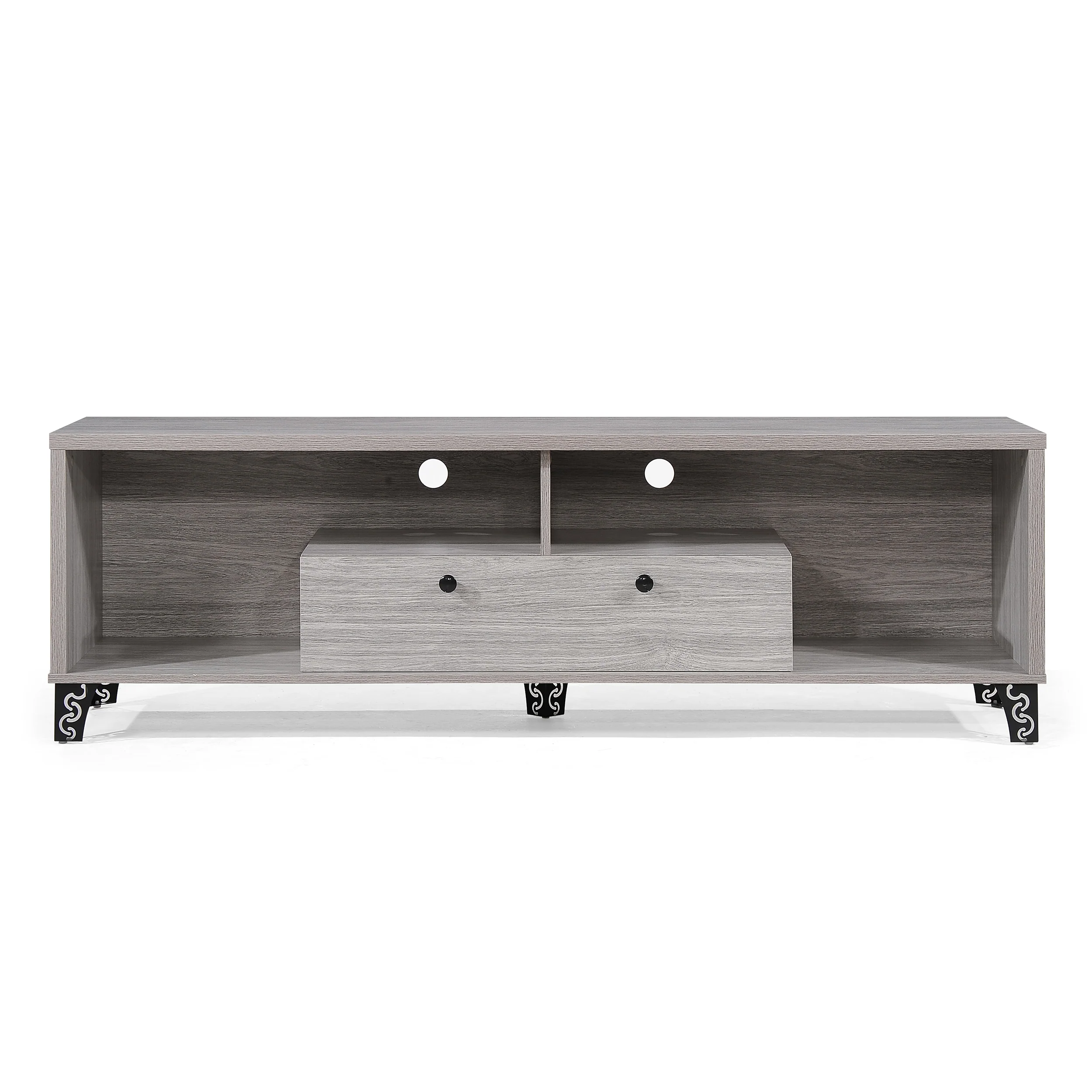 Celia Mid Century Modern Cabinet & Shelves TV Stand - furnishings