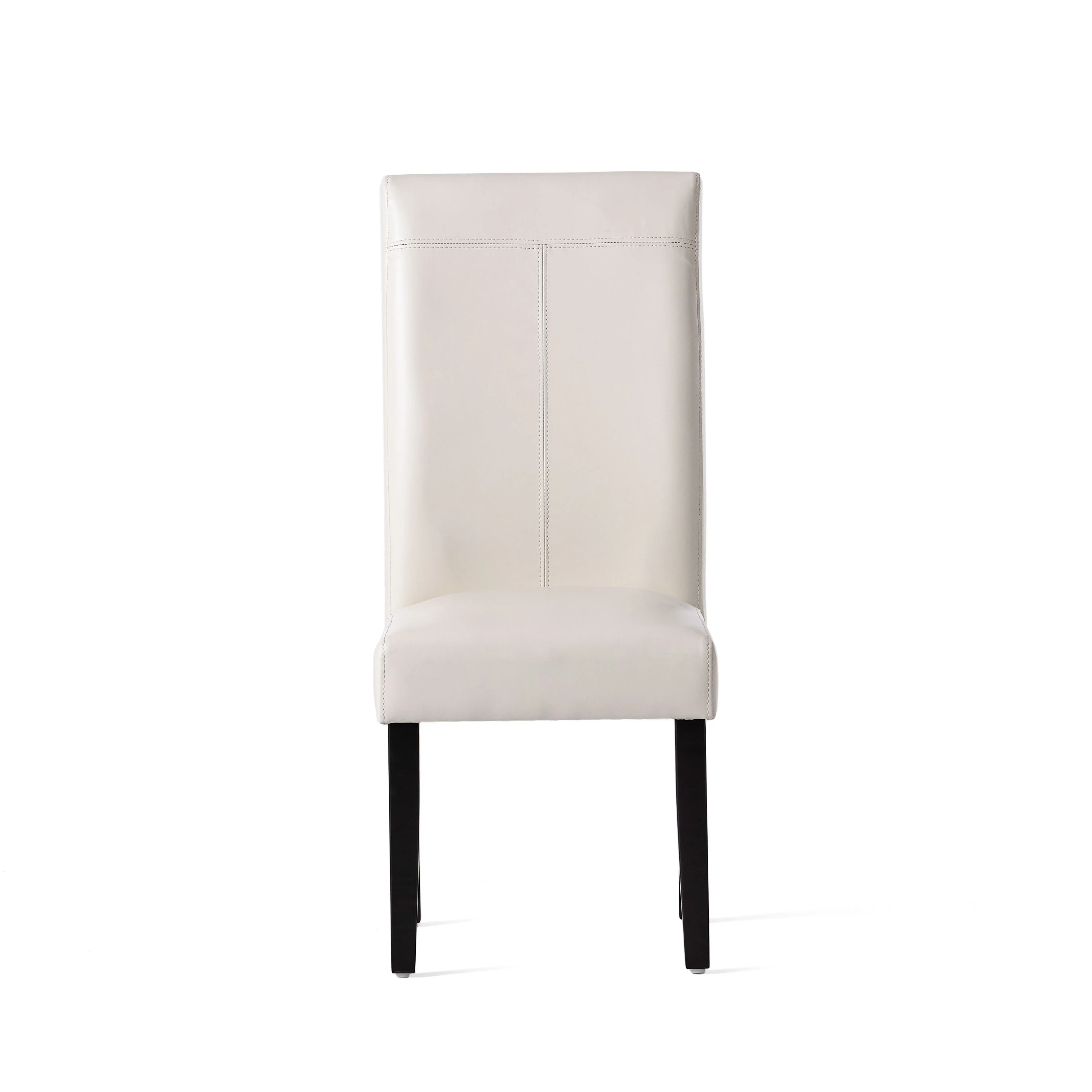 Percival T-Stitch Bonded Leather Dining Chairs (Set of 2) - furnishings