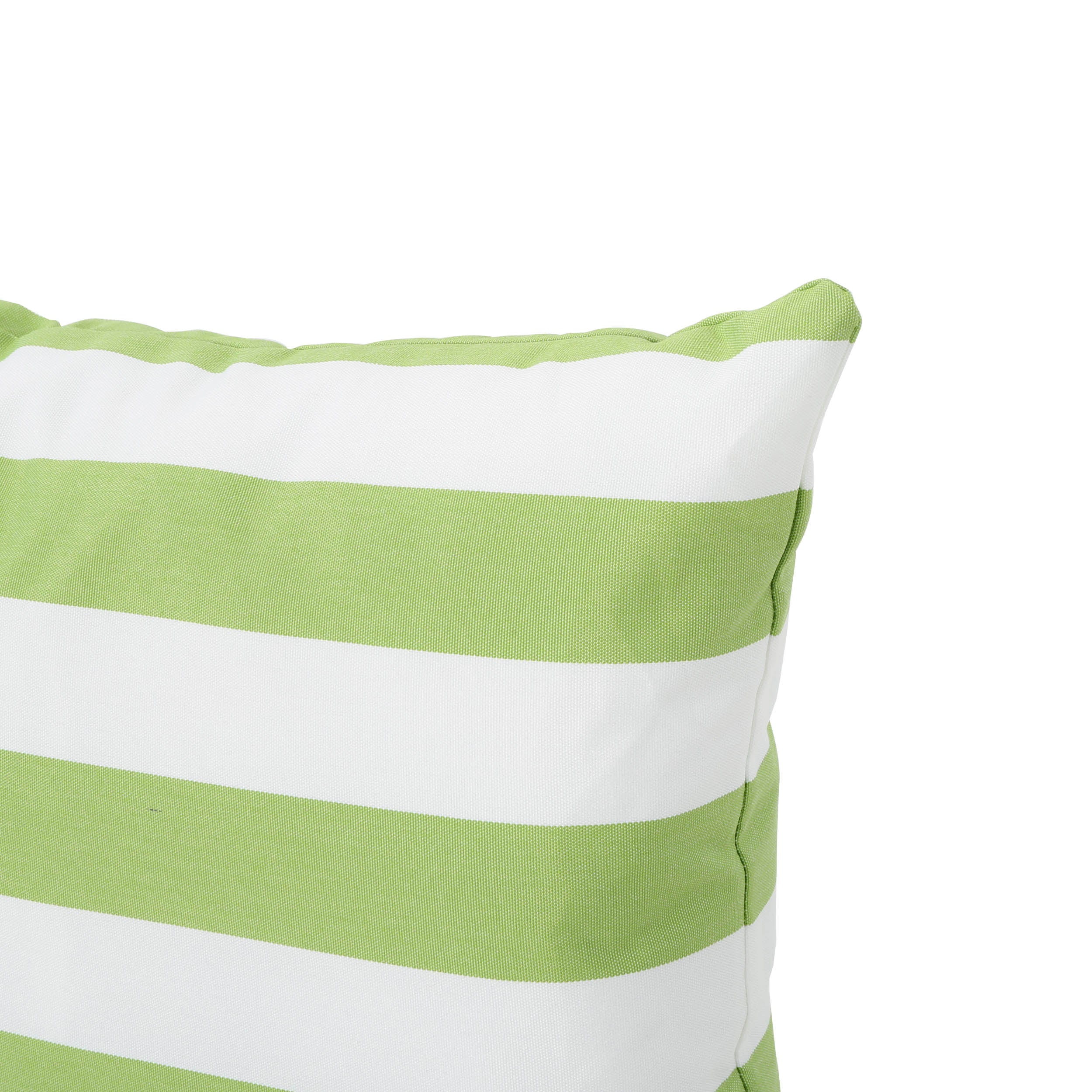 La Mesa Indoor Striped Water Resistant Square Throw Pillow - furnishings