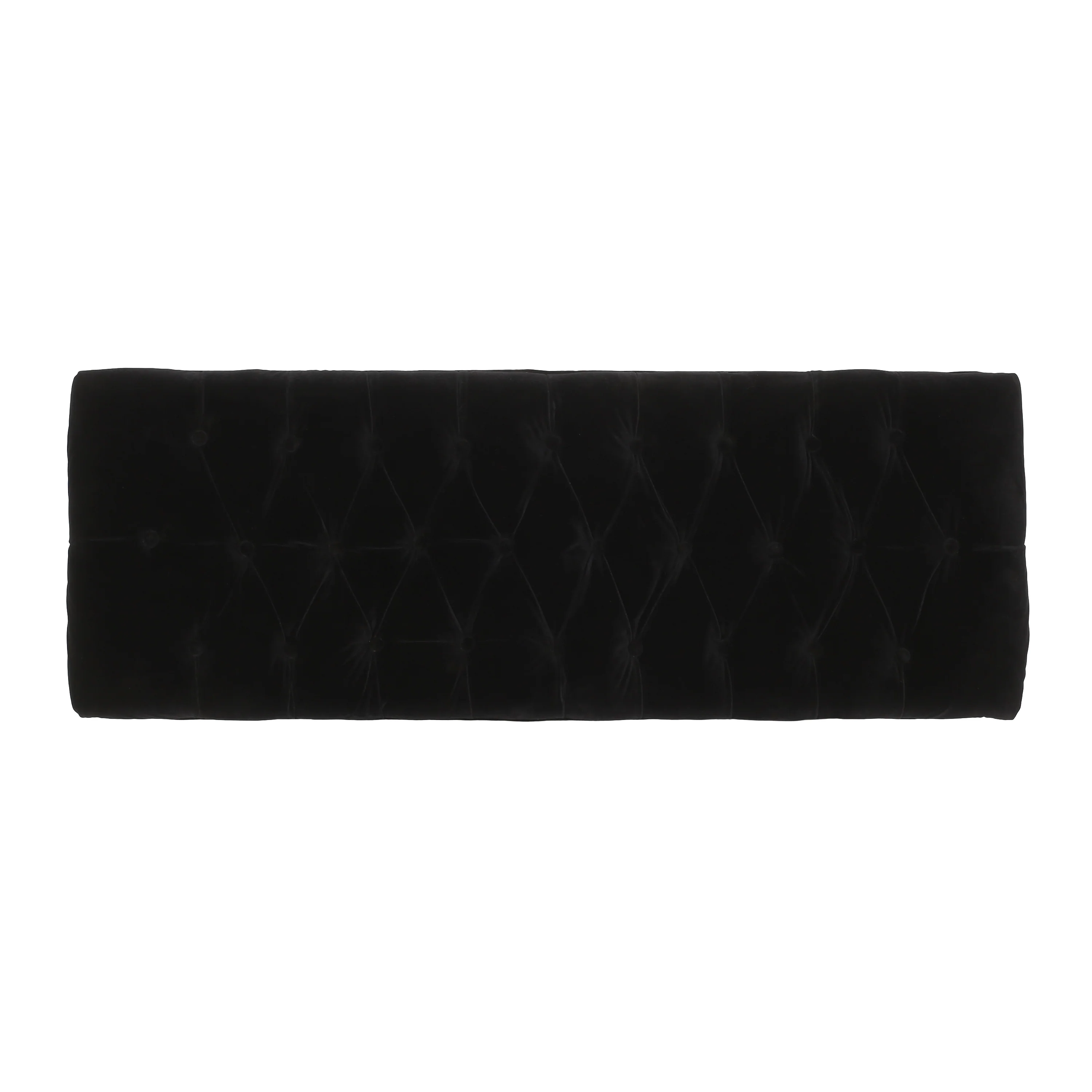 Francis Traditional Button Tufted Velvet Bench - furnishings