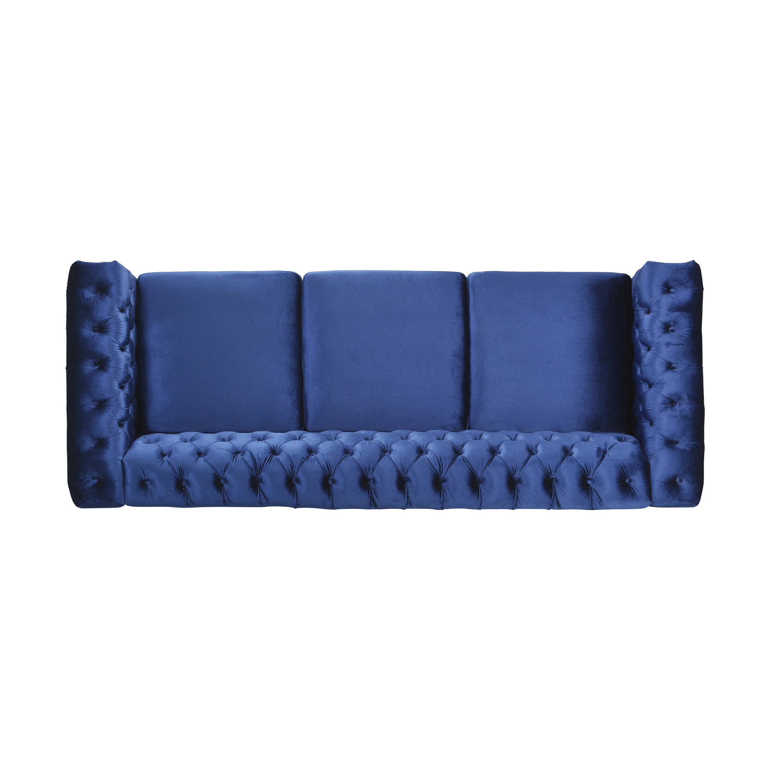 Zyiere Tufted Chesterfield 3 Seater Sofa - furnishings