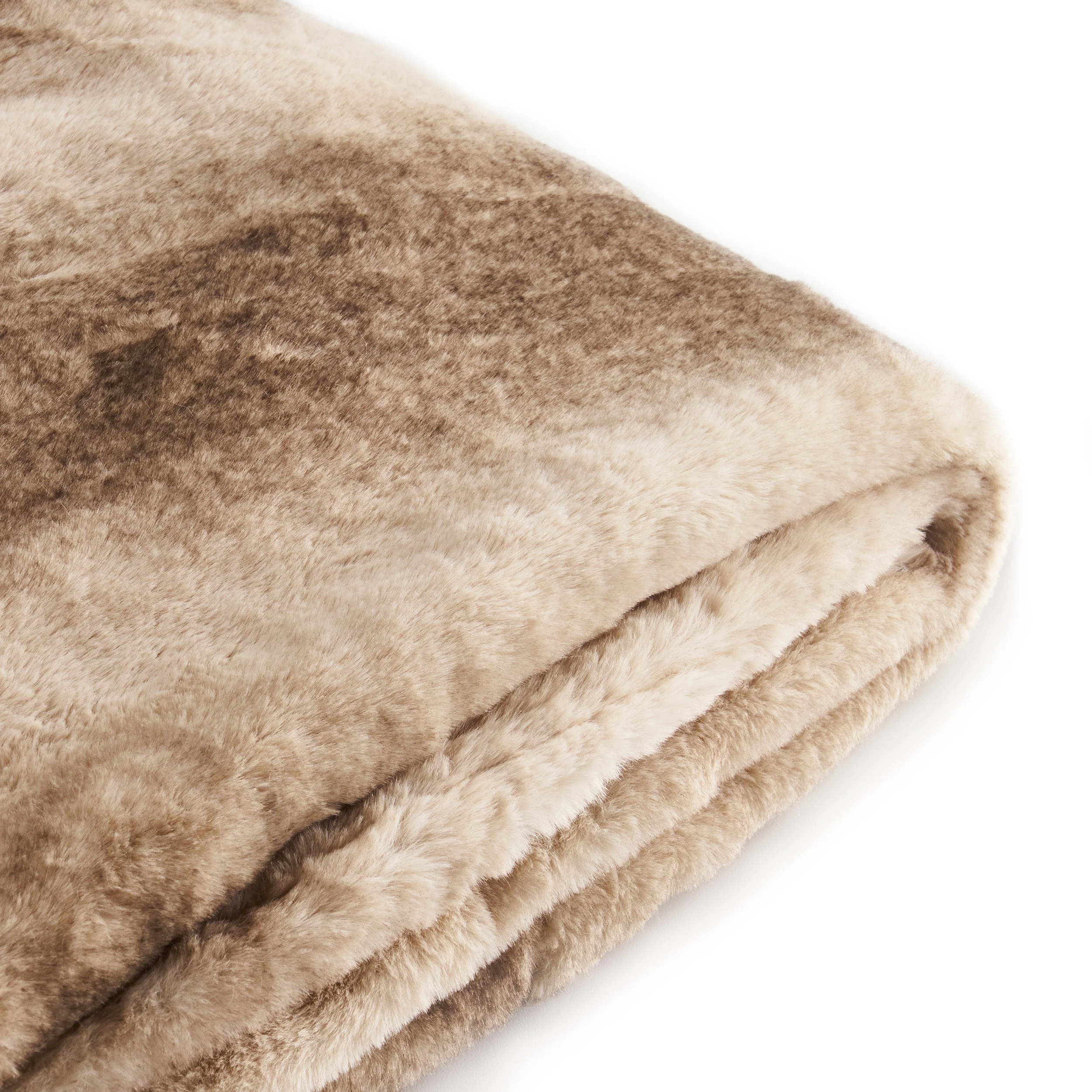 Keene Modern 3 Foot Faux Fur Bean Bag (Cover Only) - furnishings