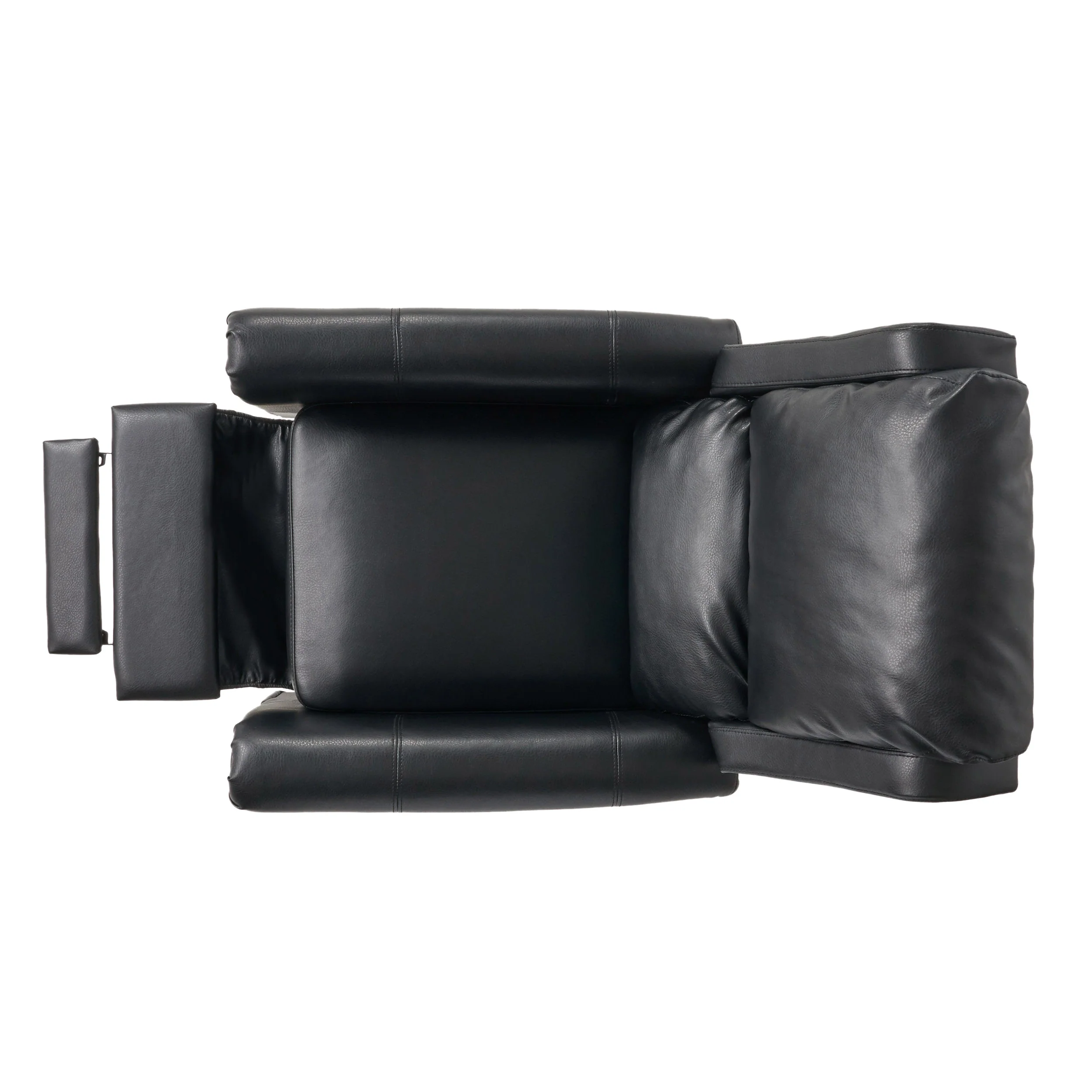 Teyana Contemporary Pillow Top Leather Recliner - furnishings
