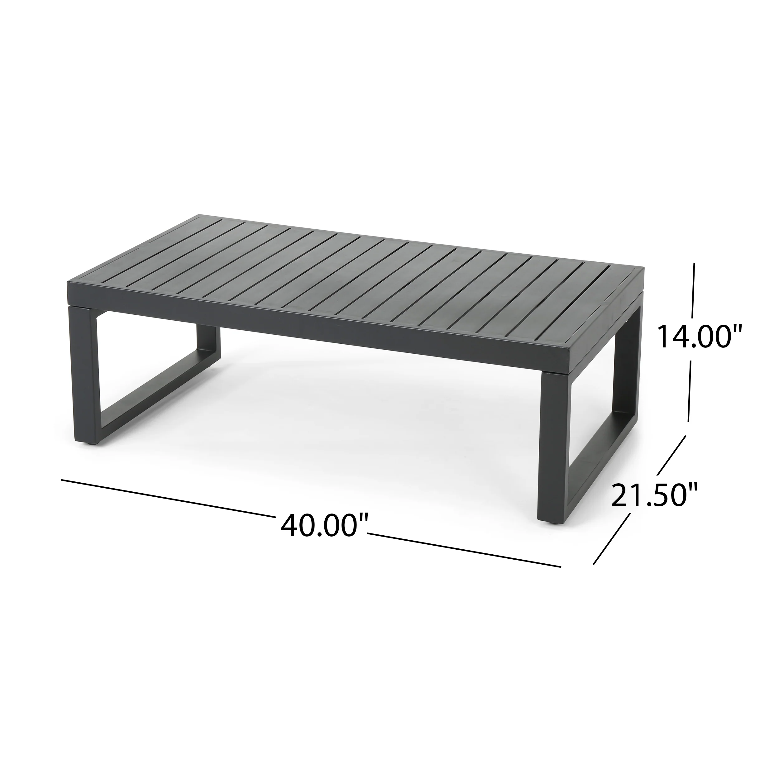 Nealie Outdoor 9 Seater Aluminum Sectional Sofa Set with Mesh Chaise Lounges - furnishings