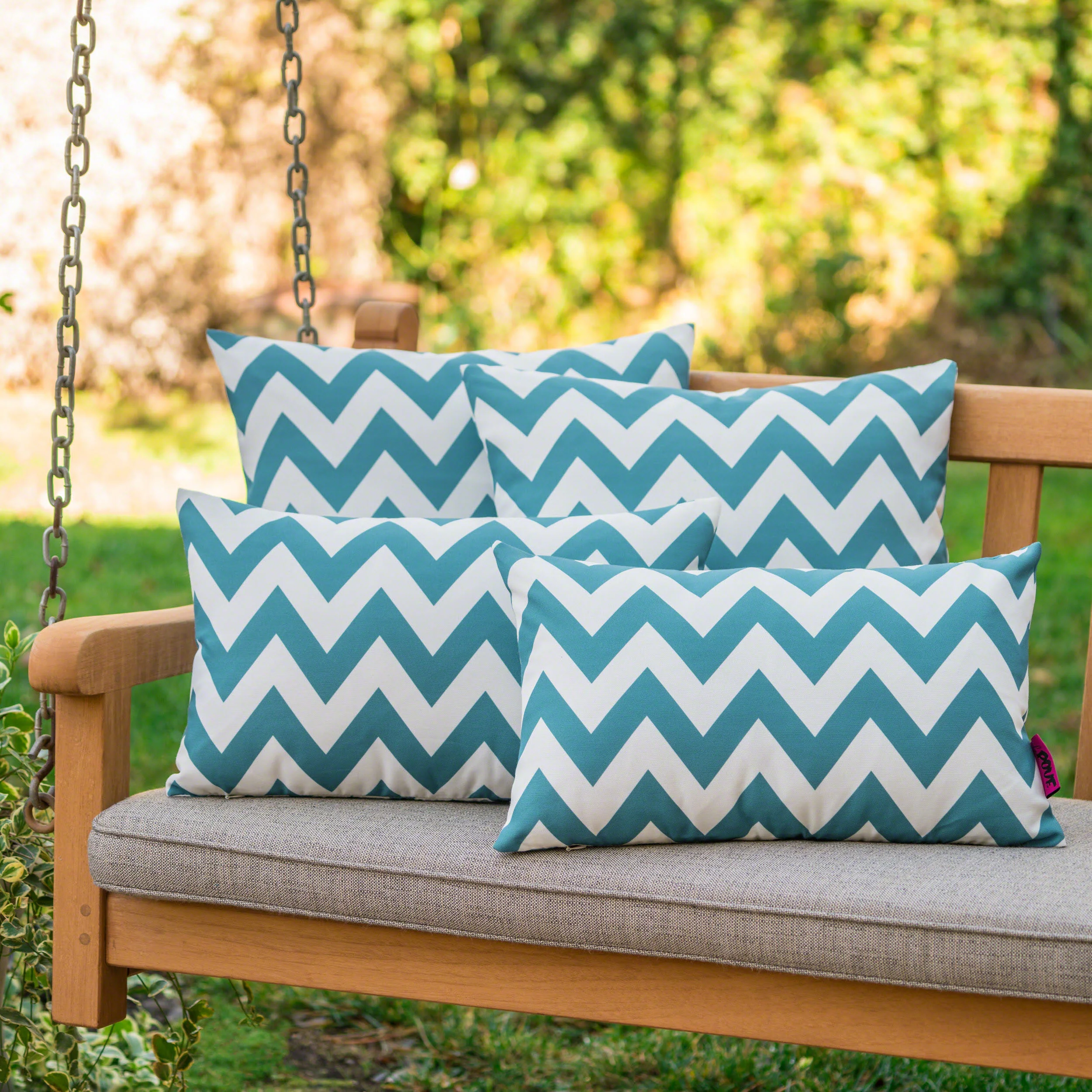 Embry Outdoor Water Resistant Square and Rectangular Pillows - Set of 4 - furnishings