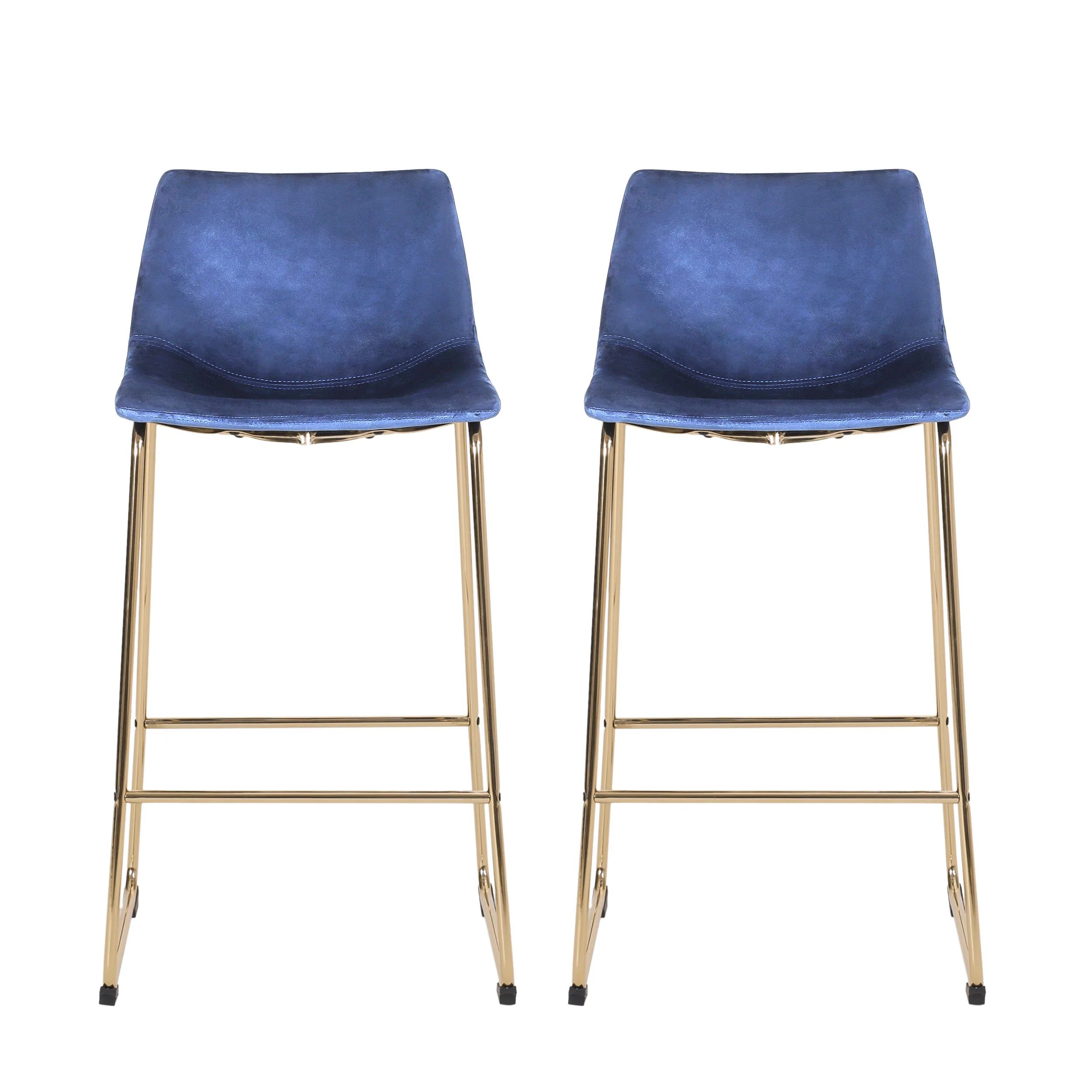 Malone Contemporary Upholstered 30 Inch Barstool, Set of 2 - furnishings