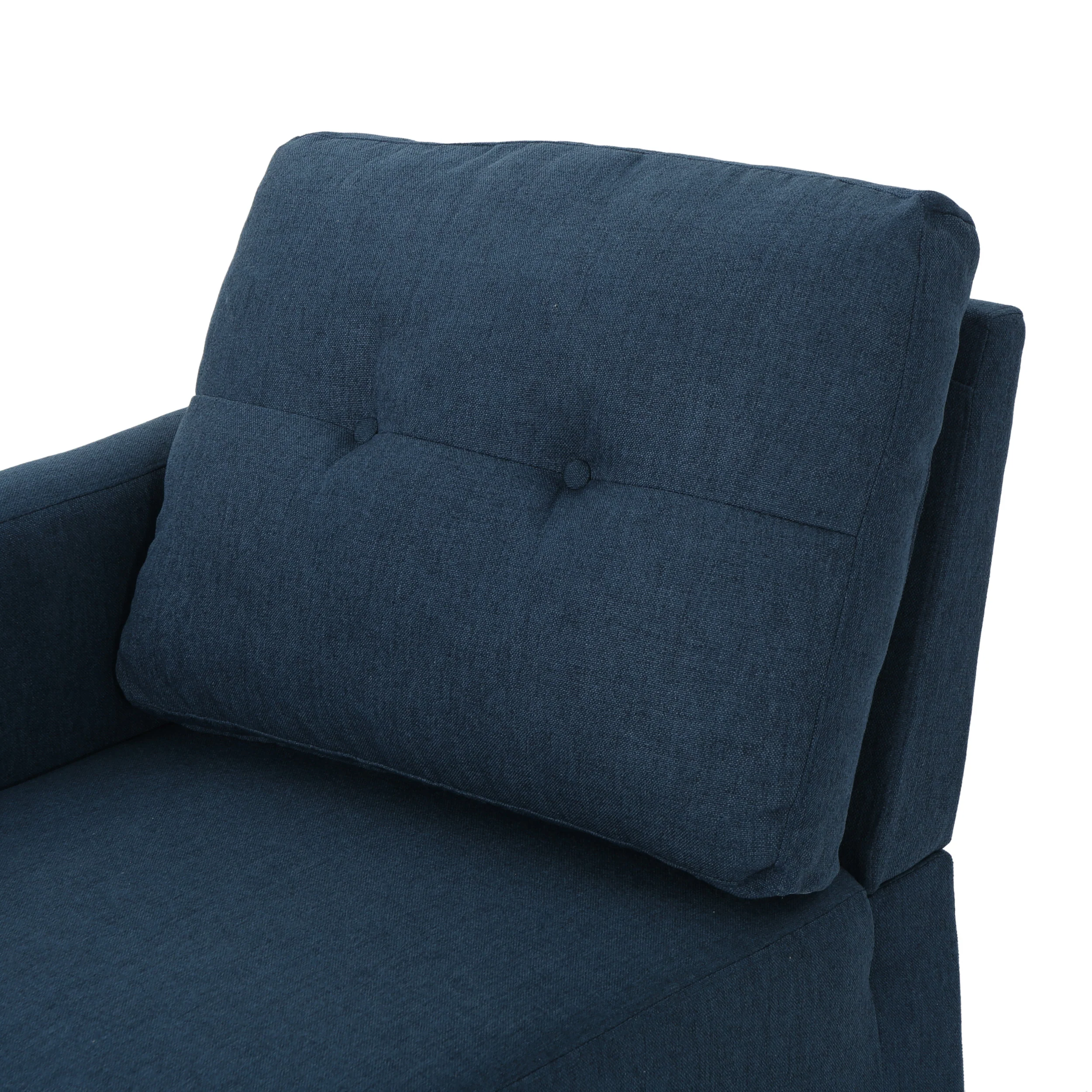 Niya Mid Century Modern 5 Piece Fabric Sectional Sofa - furnishings