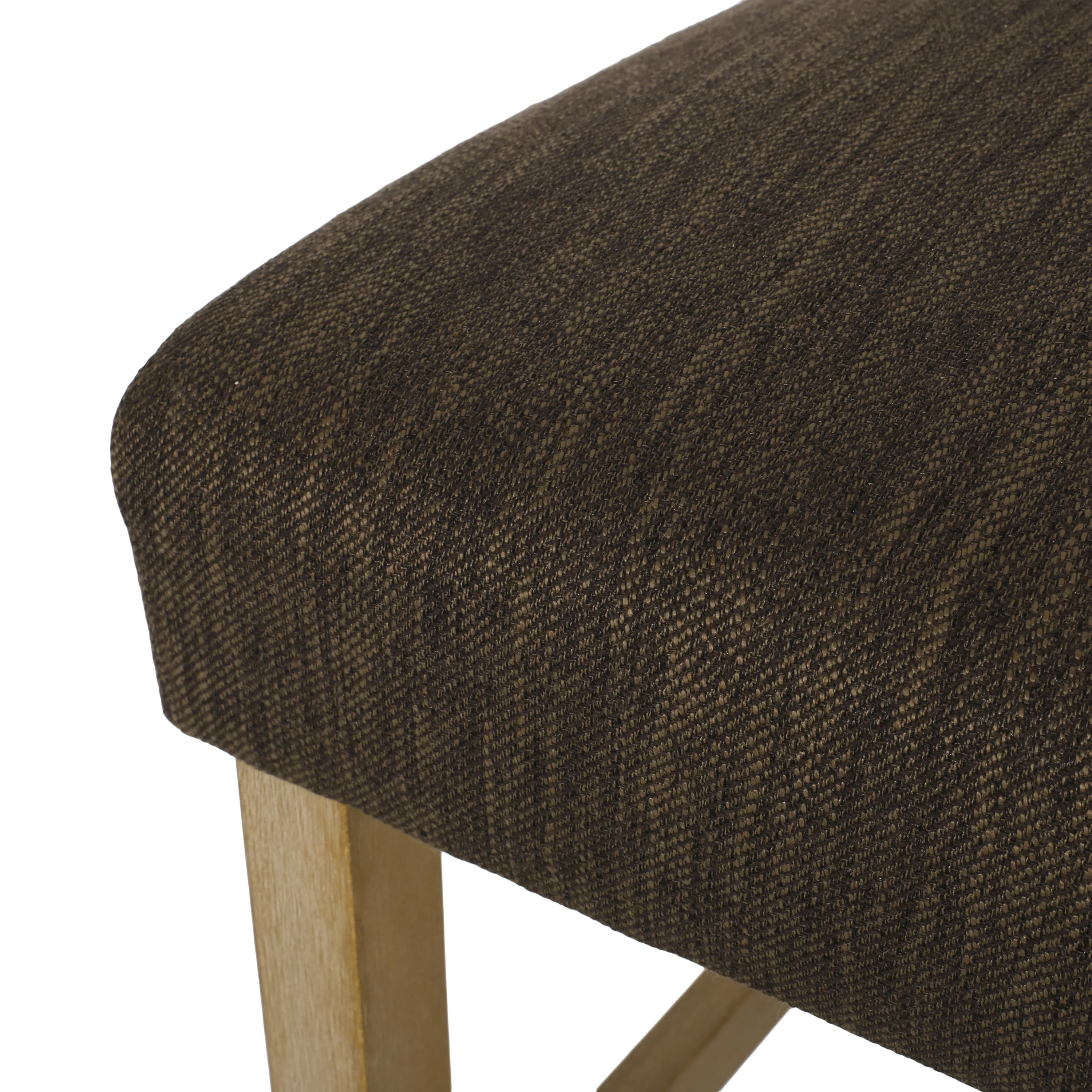 Dellroy Contemporary Fabric Button Tufted 26 Inch Counter Stools, Set of 2 - furnishings