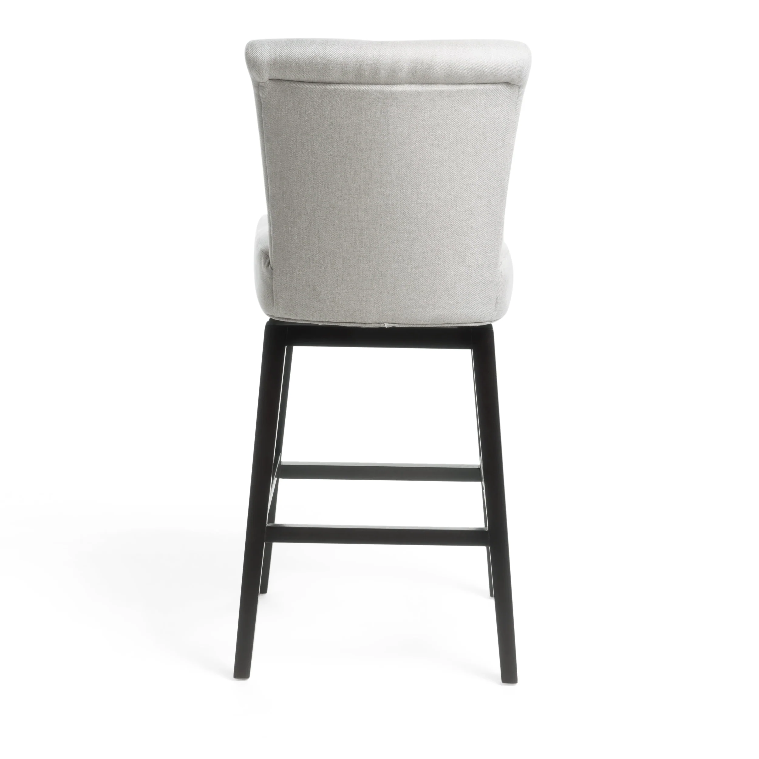 Tristan 28-Inch Fabric Swivel High Back Counter Stool - furnishings