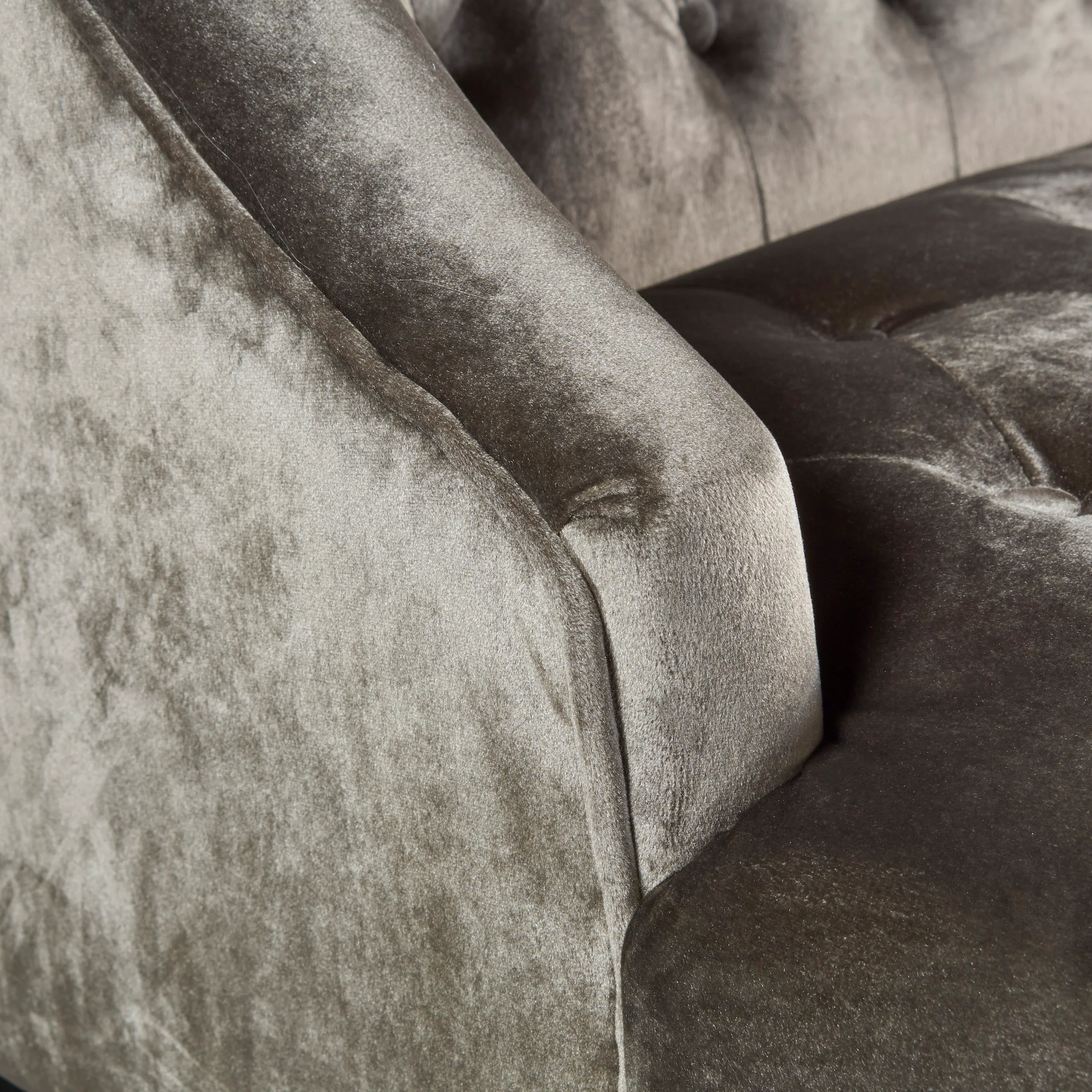 Leona French Style High Back Tufted Winged Velvet Loveseat - furnishings