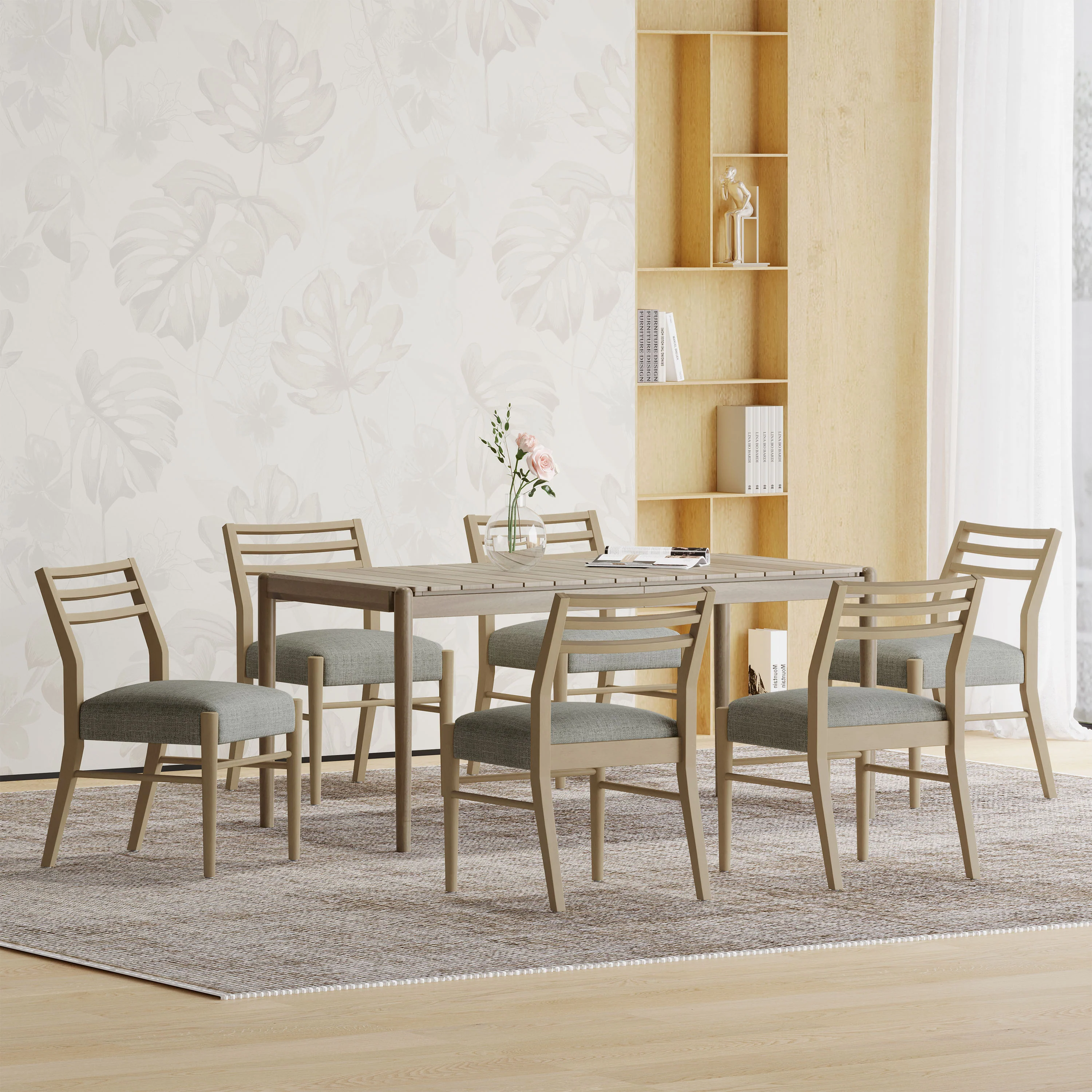 Farnam Acacia Wood 7 Piece Dining Set - furnishings