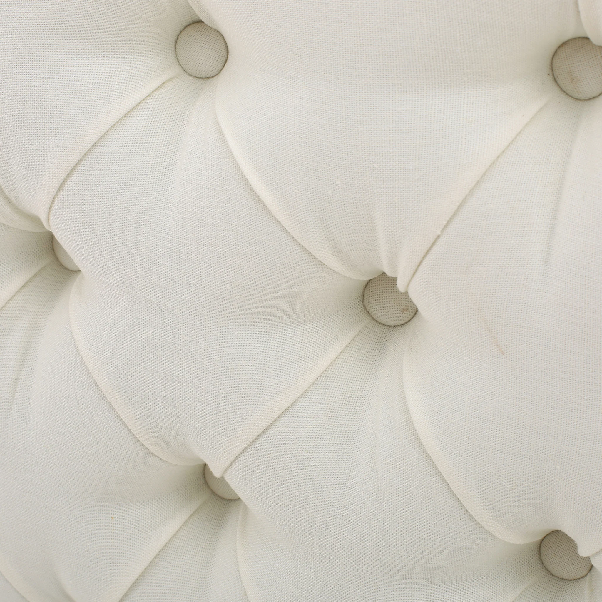 Brunet Contemporary Button Tufted Fabric Queen/Full Headboard - furnishings