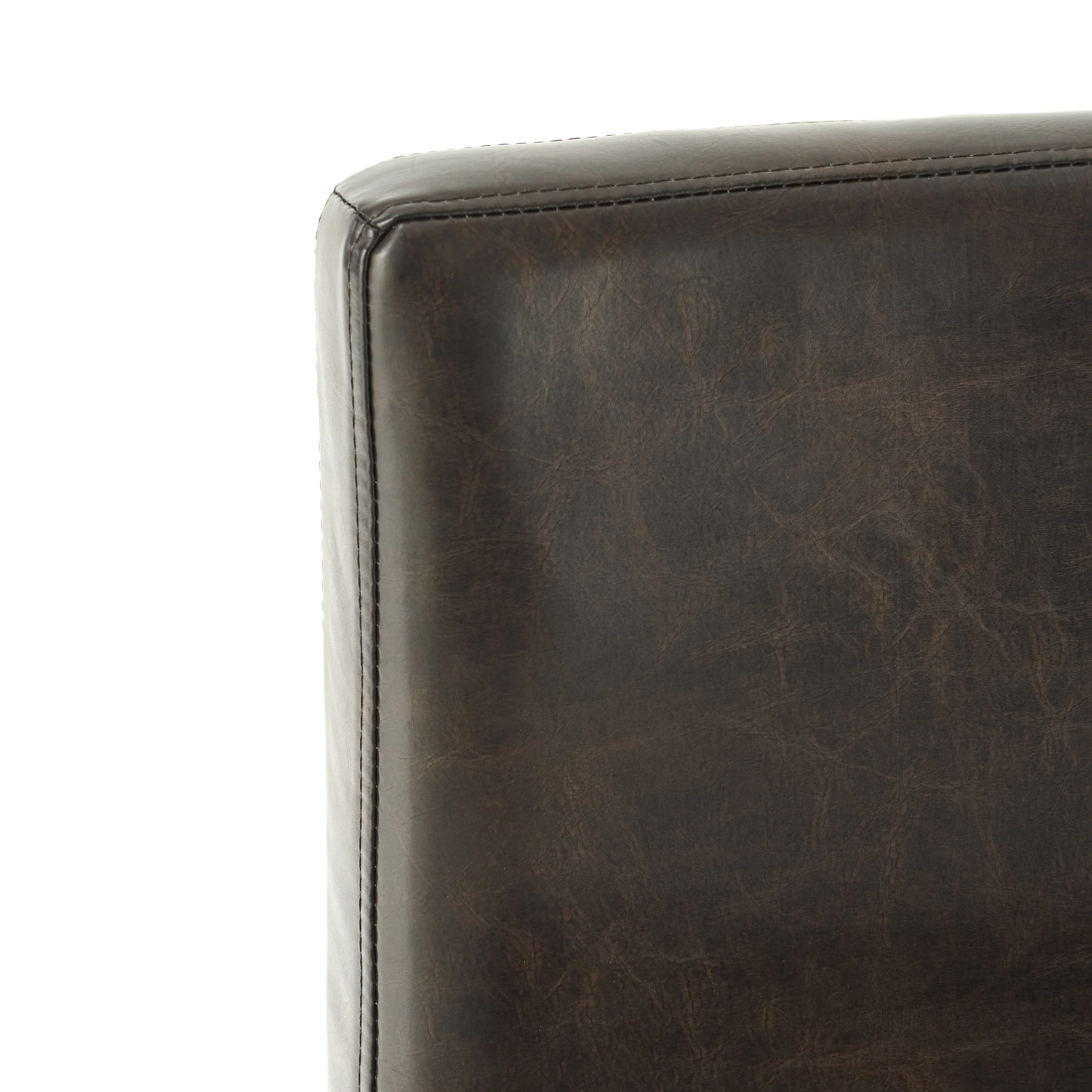 Seigel 19-Inch Brown Bonded Leather Counter Stool (Set of 2) - furnishings