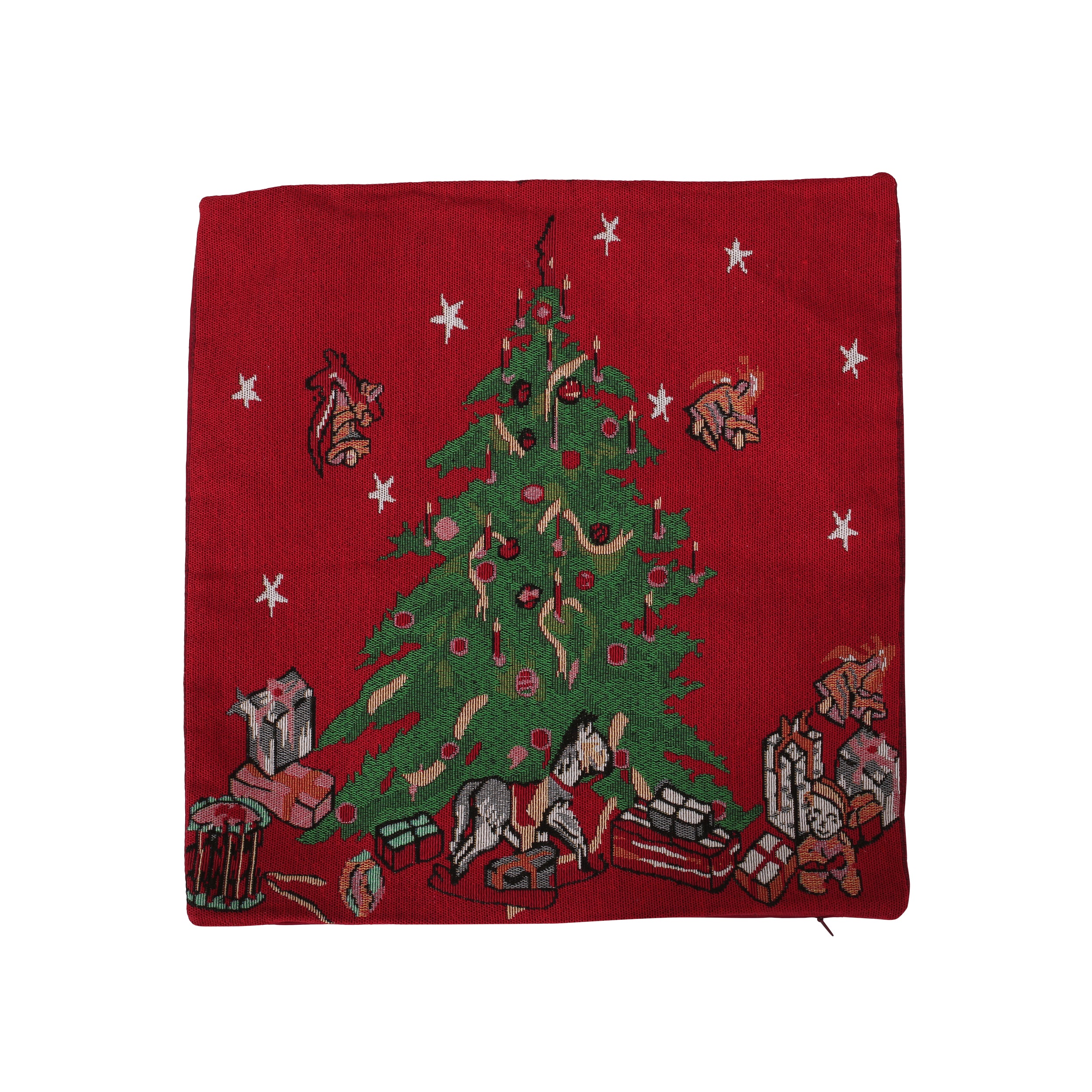 Benoit Modern Fabric Christmas Throw Pillow Cover - furnishings