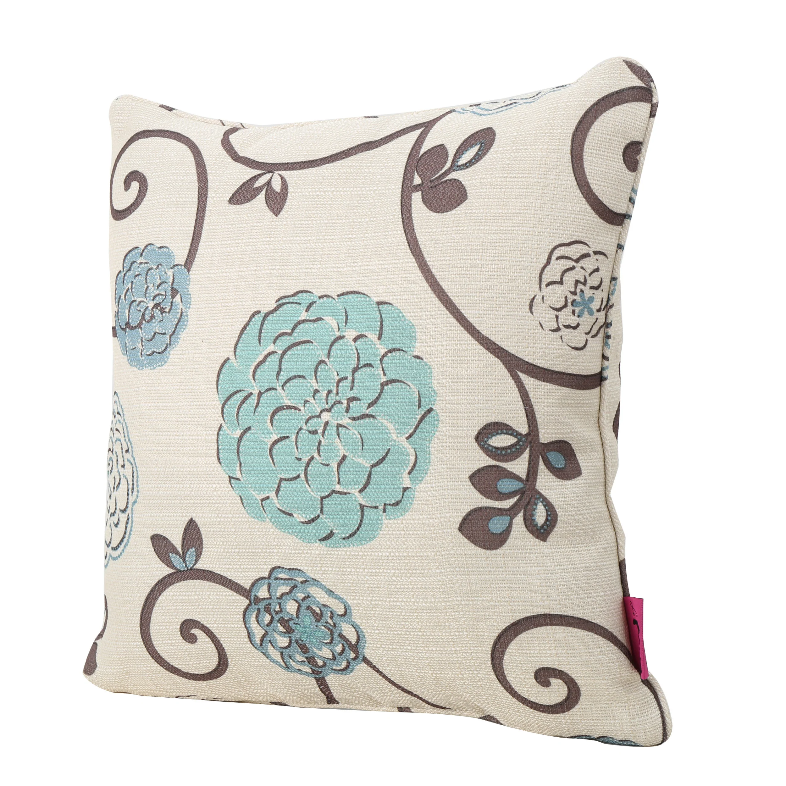 Isadora Modern Fabric Throw Pillow - furnishings