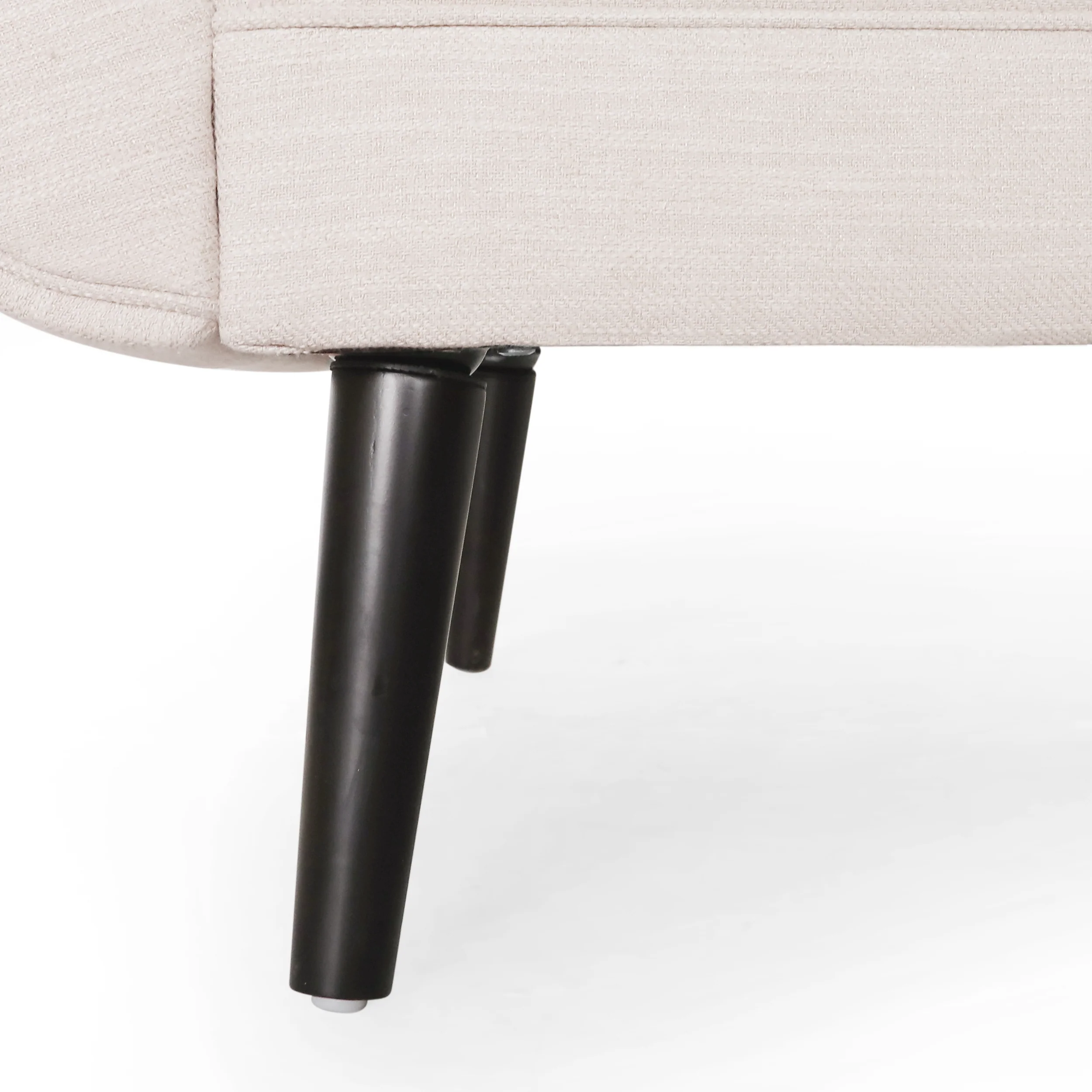 Jakyrah Contemporary Chaise Lounge with Scroll Arms - furnishings