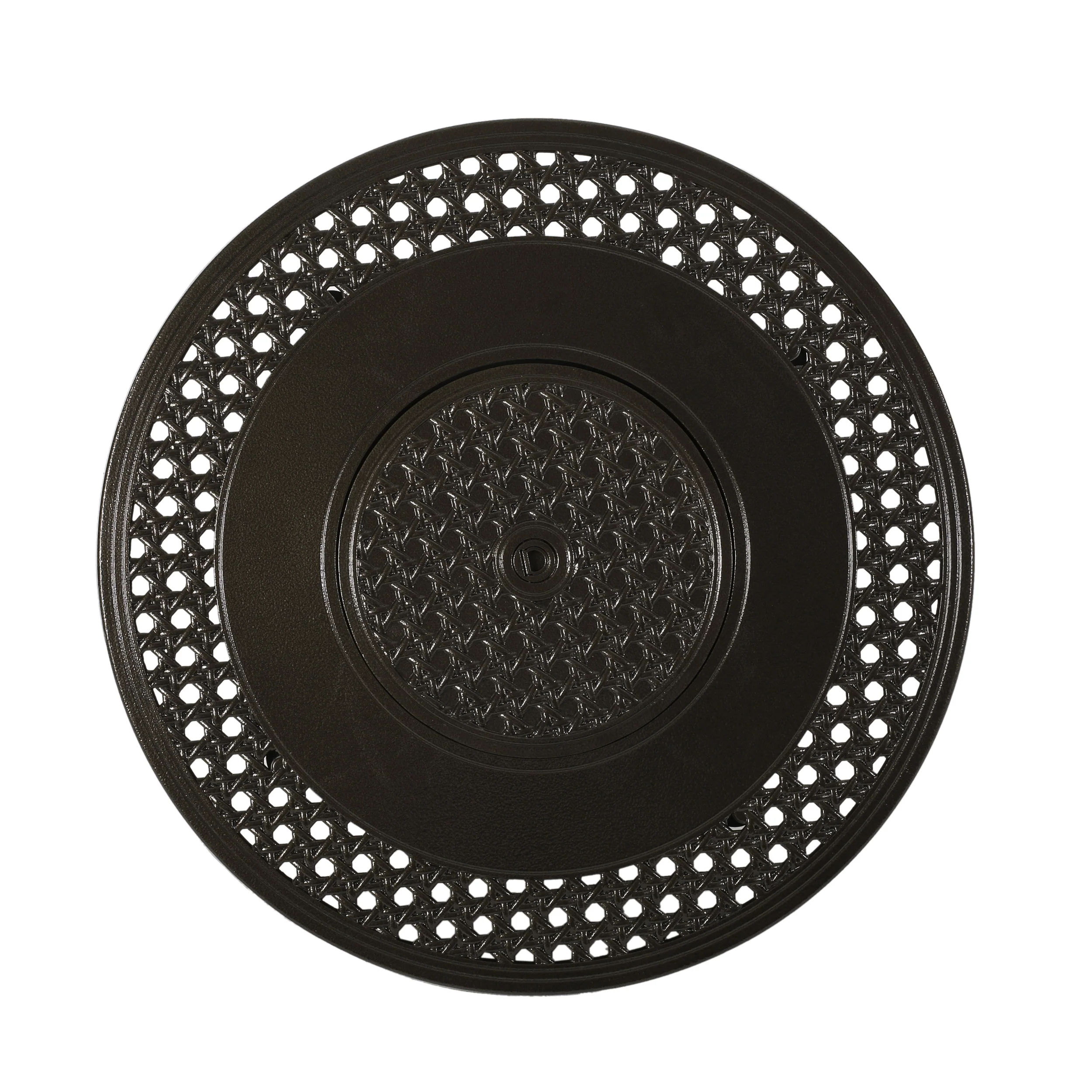 Maycol Round Aluminum Propane Fire Pit Table - furnishings
