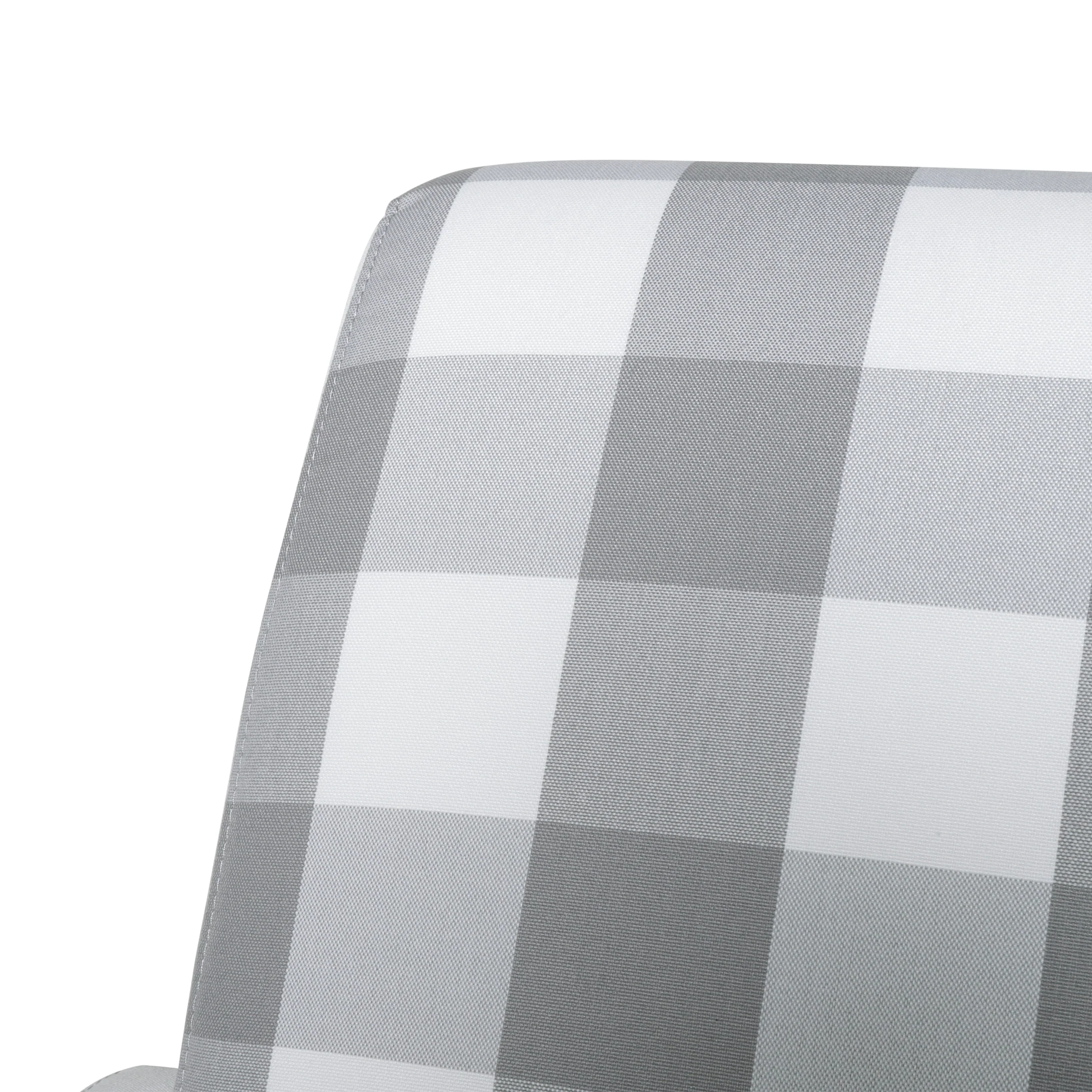 Nayan Contemporary Fabric Upholstered Push Back Recliner - furnishings