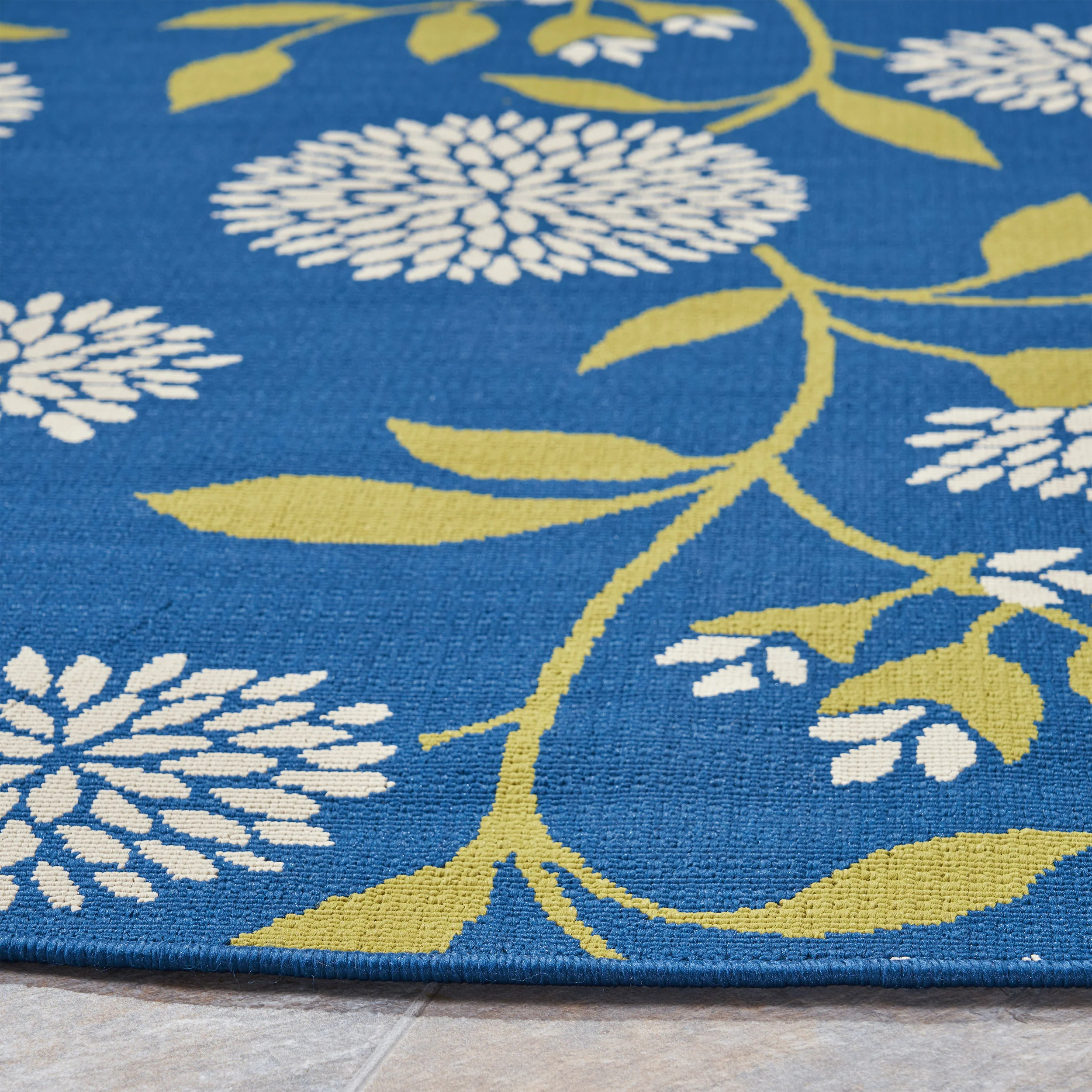 Dione Outdoor Floral Area Rug - furnishings