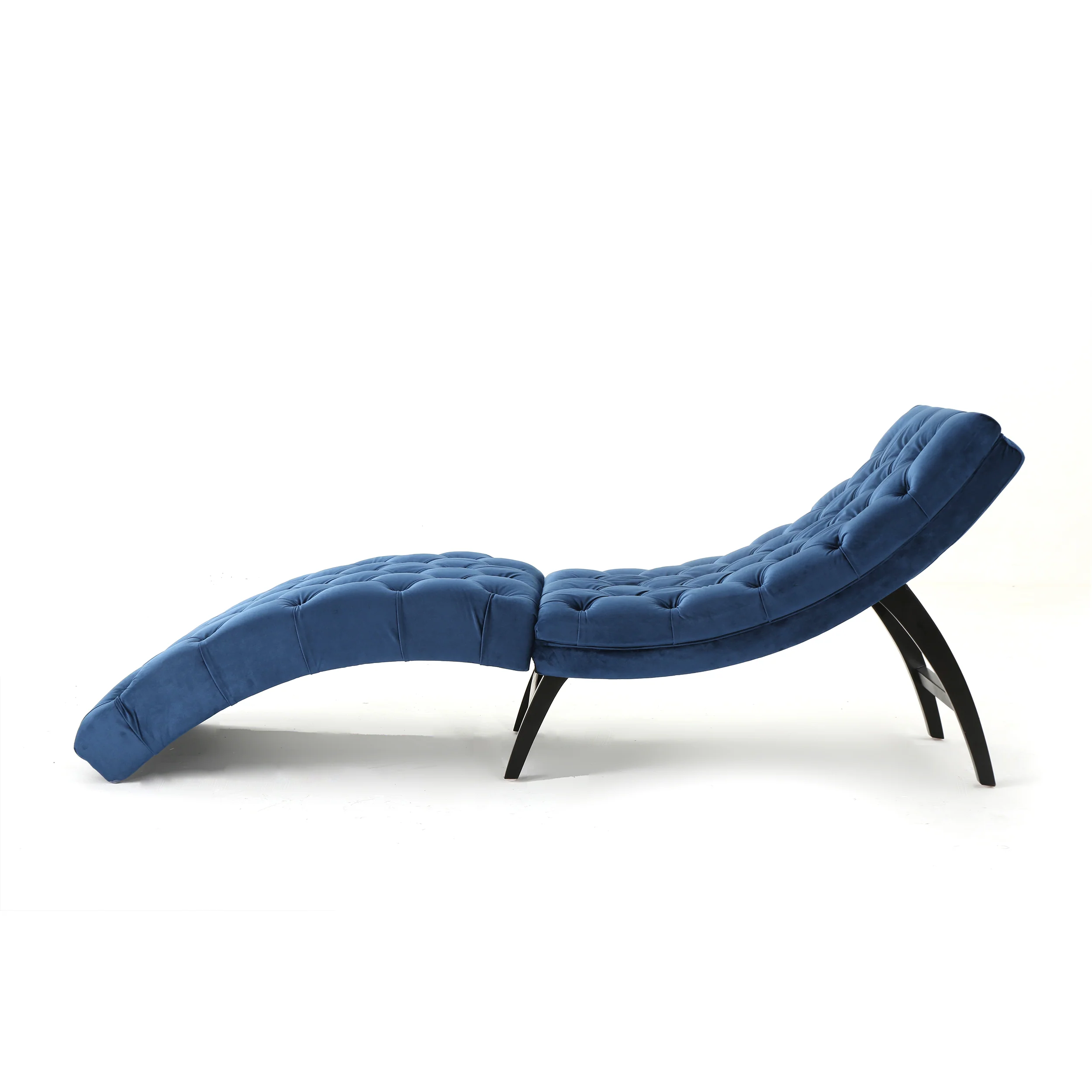 Garamond Tufted Velvet Chaise Lounge - furnishings