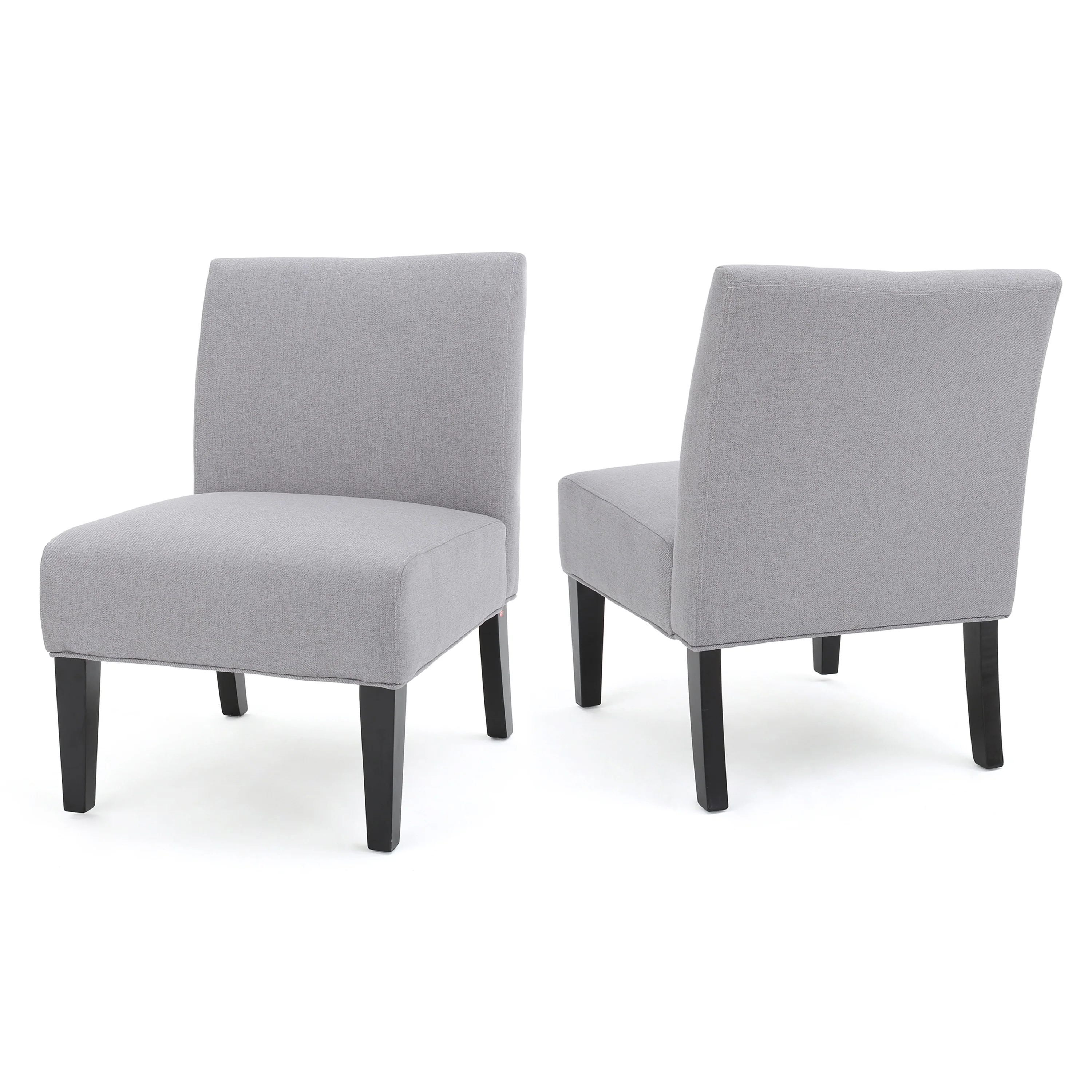 Kendal Contemporary Fabric Slipper Accent Chair - furnishings