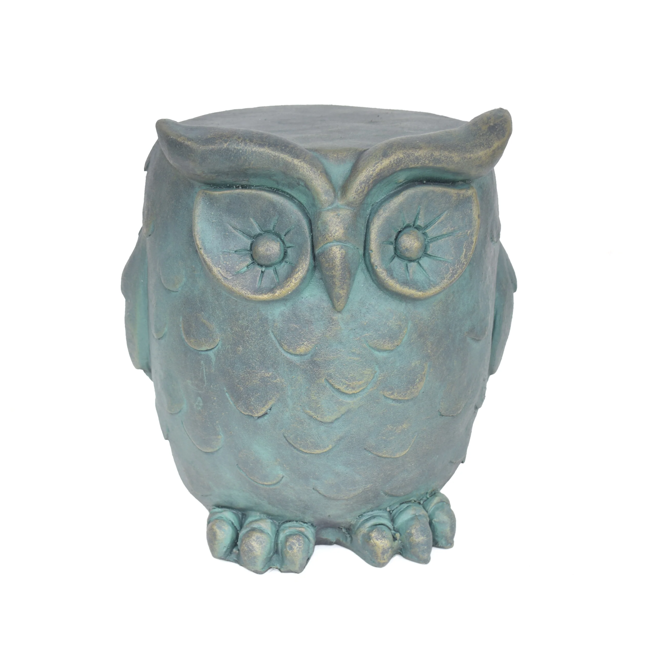 Brock Owl Garden Stool - furnishings