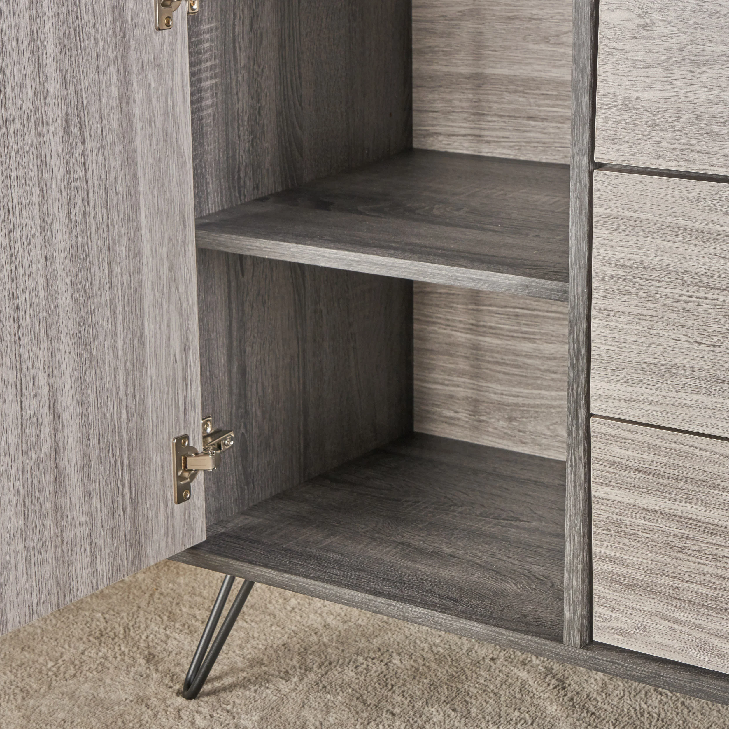 Vivian Mid Century Modern Cabinet - furnishings
