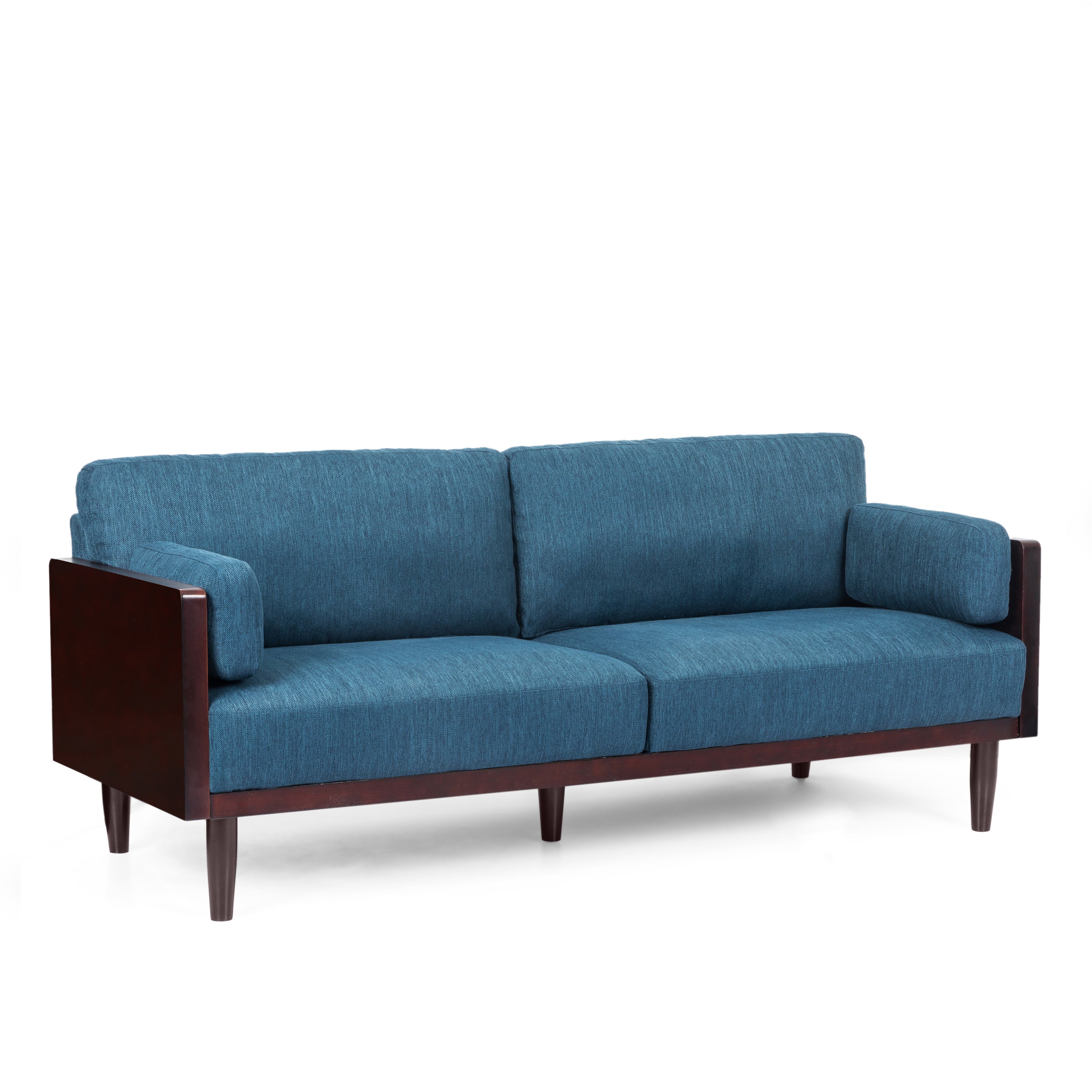 Bagan Mid-Century Modern Upholstered 3 Seater Sofa - furnishings