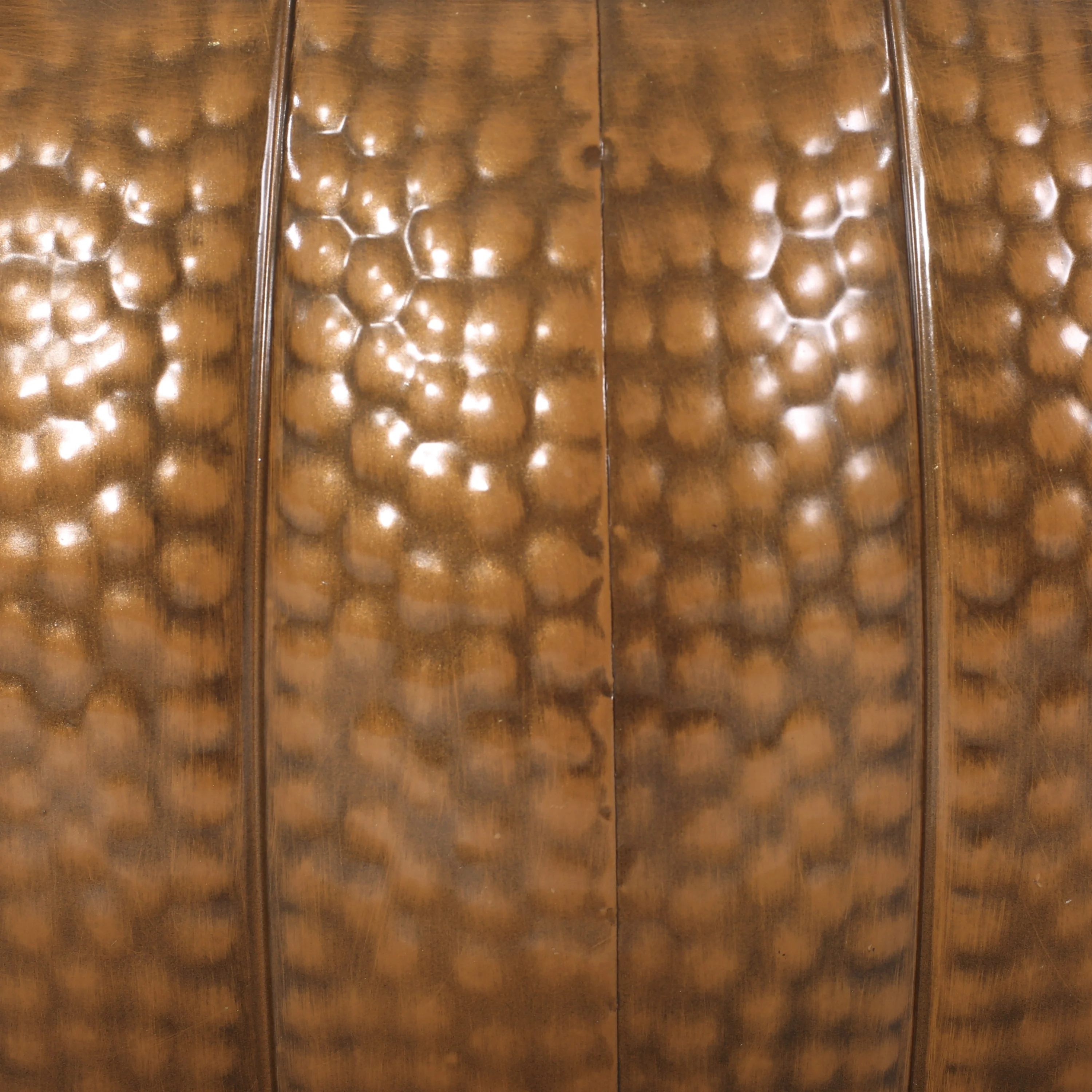 Perrotto Modern Iron Sunburst Pumpkin Coffee Table - furnishings
