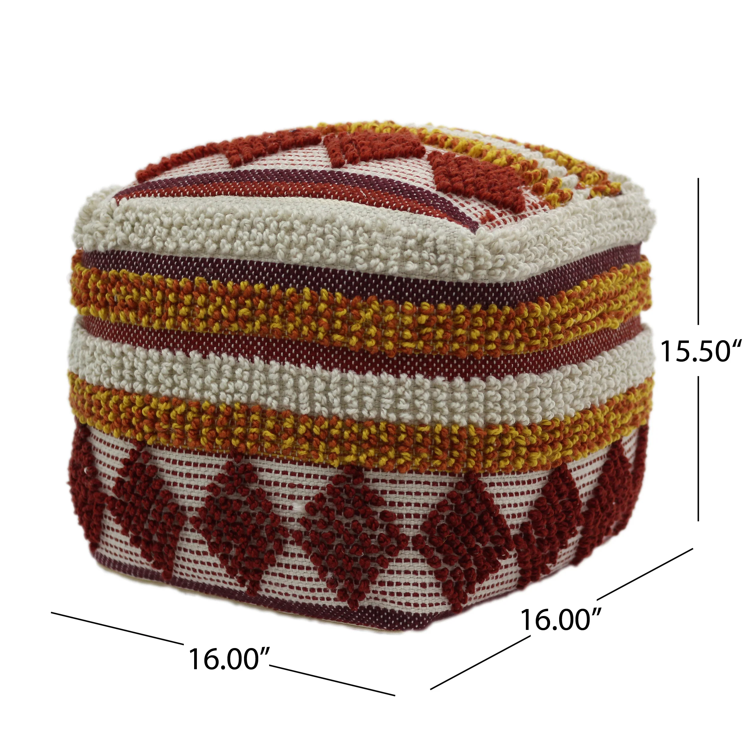 Xanthe Cube Pouf - furnishings