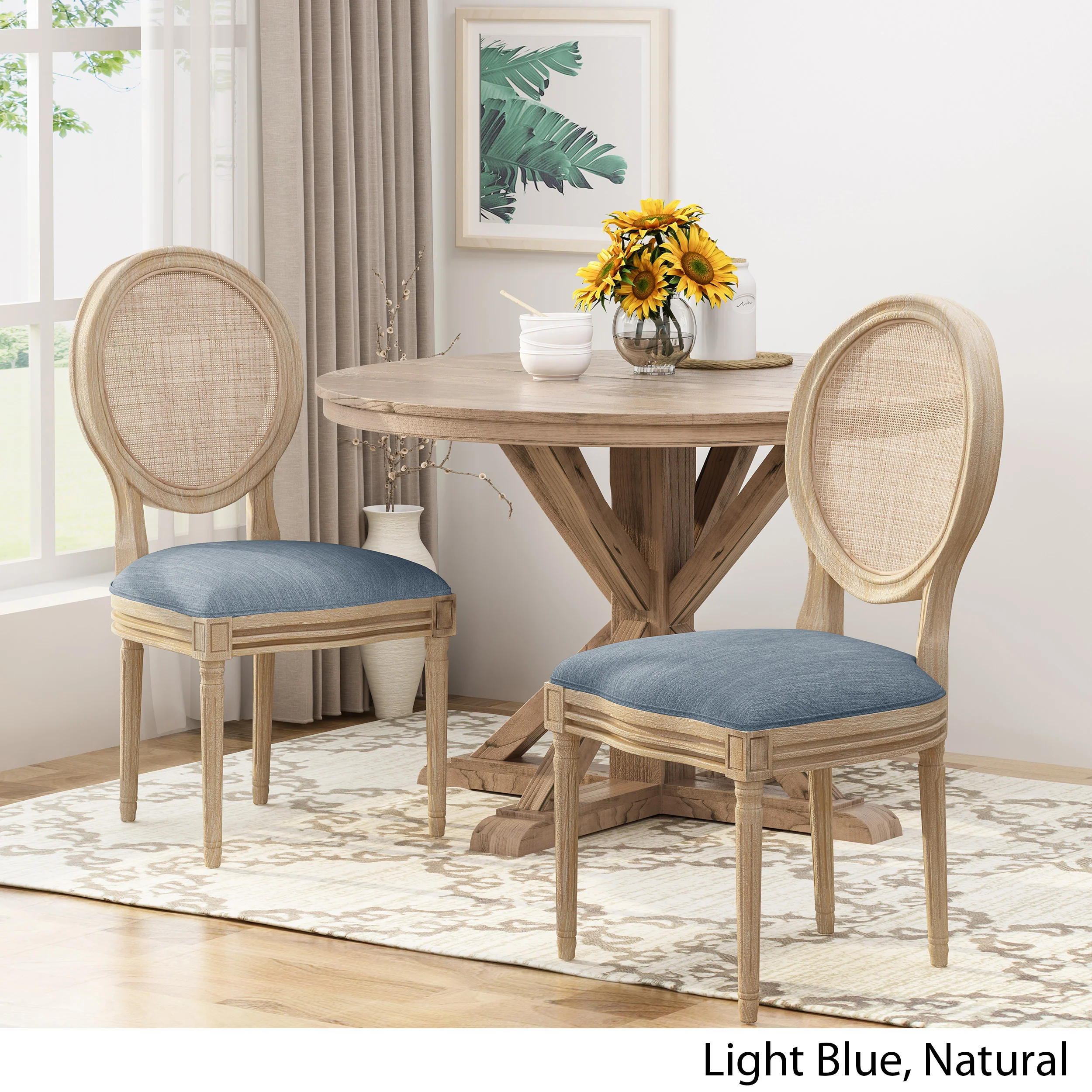 Camilo Oval Cane Back French Style Dining Chair (Set of 2) - furnishings