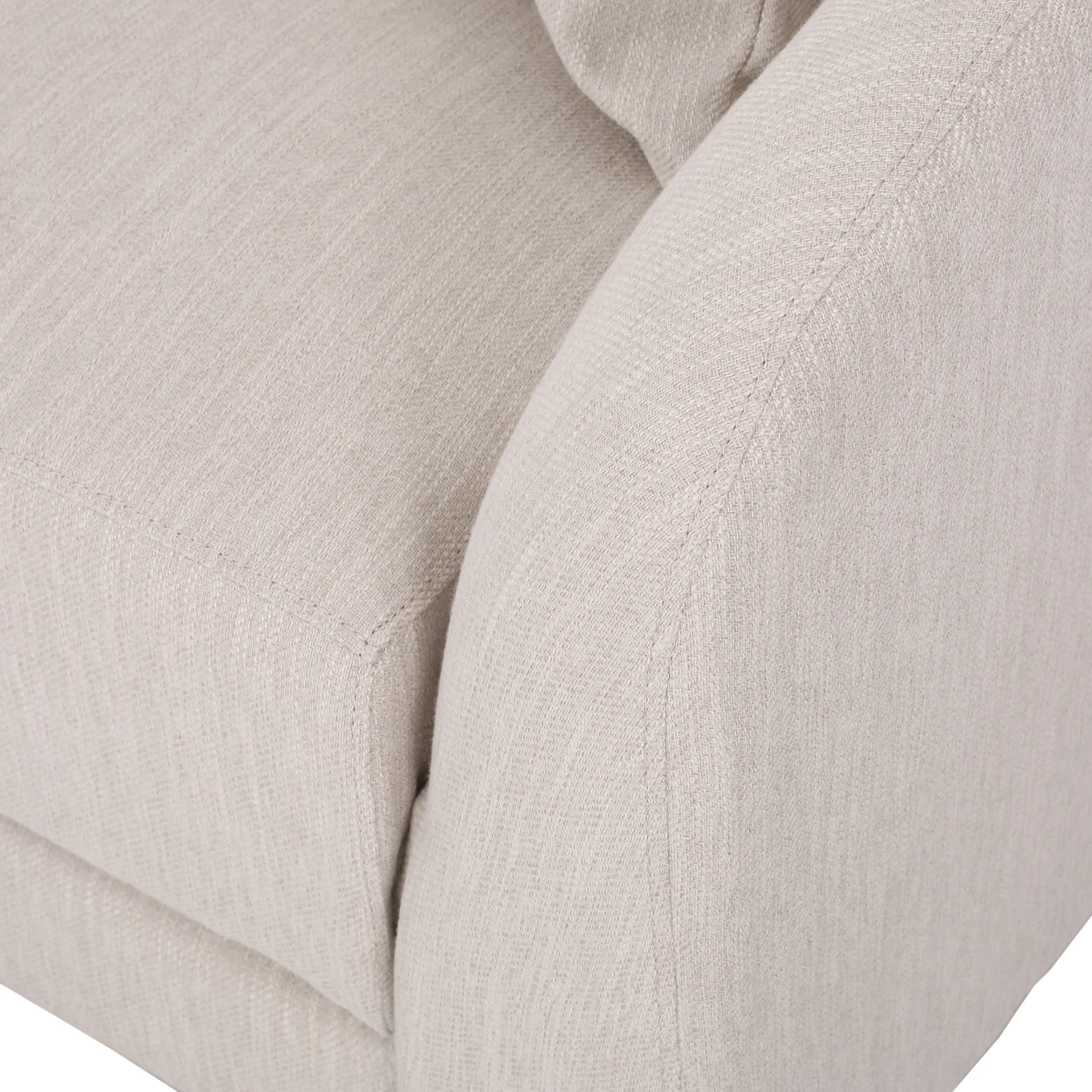 McCardell Contemporary Fabric 3 Seater Curved Sectional Sofa - furnishings