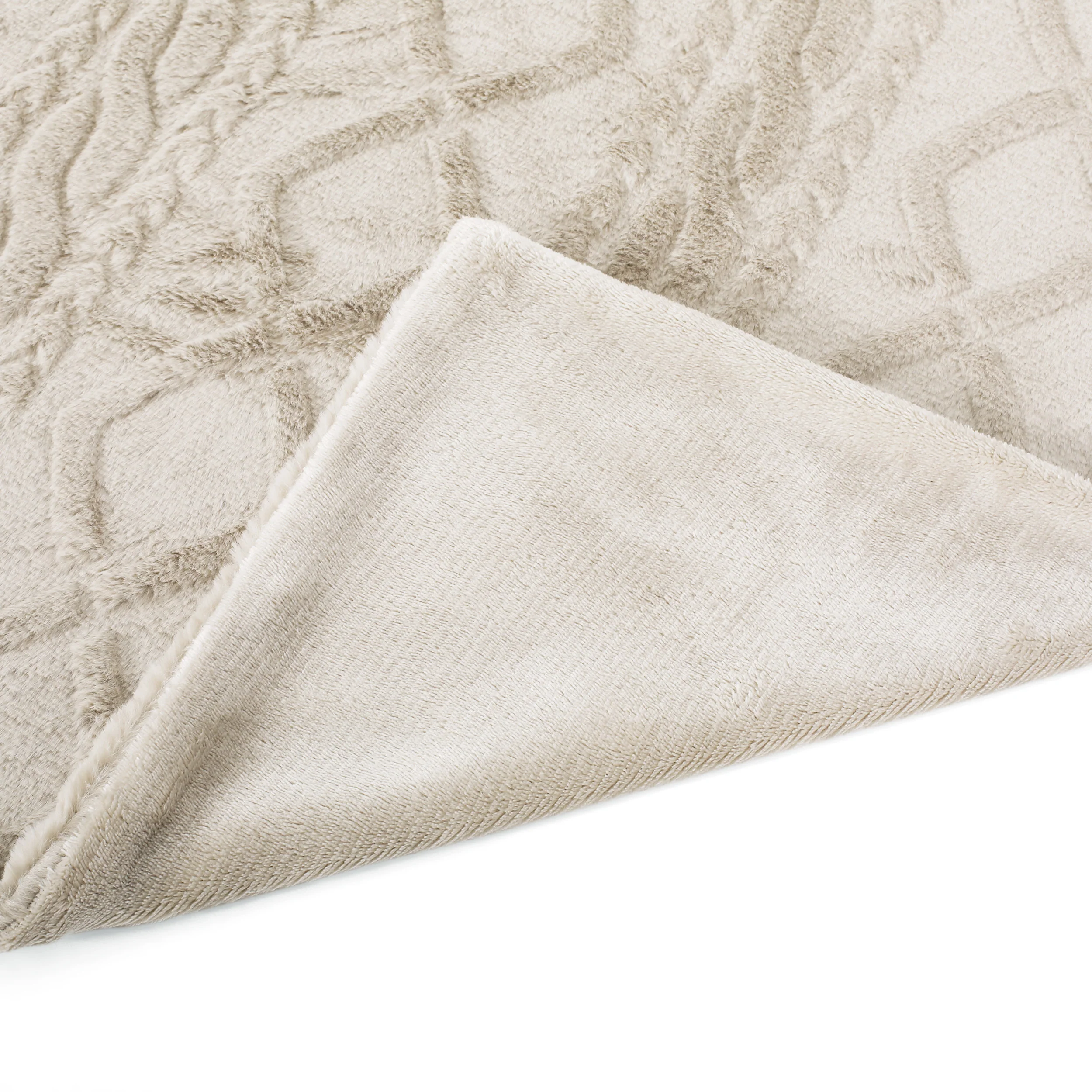 Alric Faux Fur Throw Blanket - furnishings