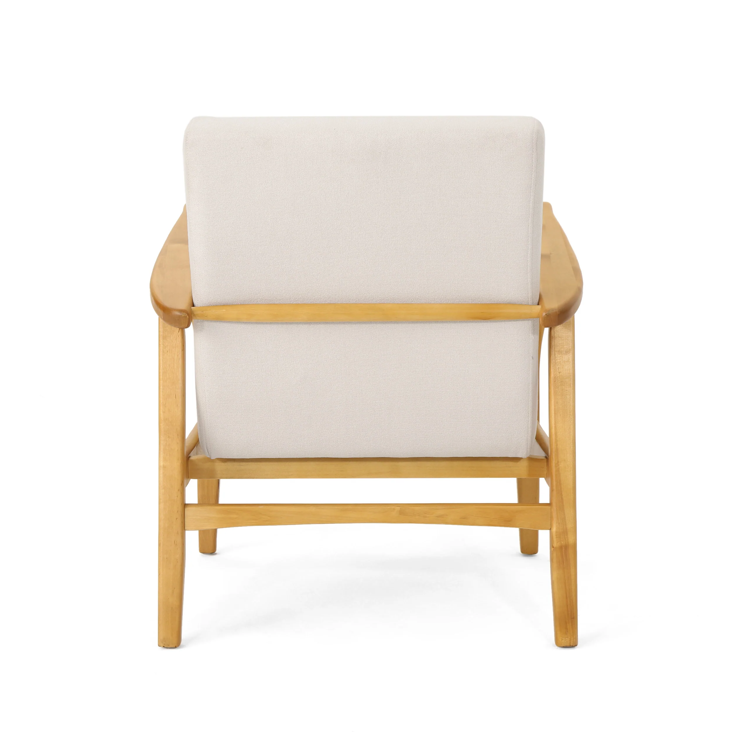 Isaac Mid-Century Modern Fabric Upholstered Club Chair - furnishings