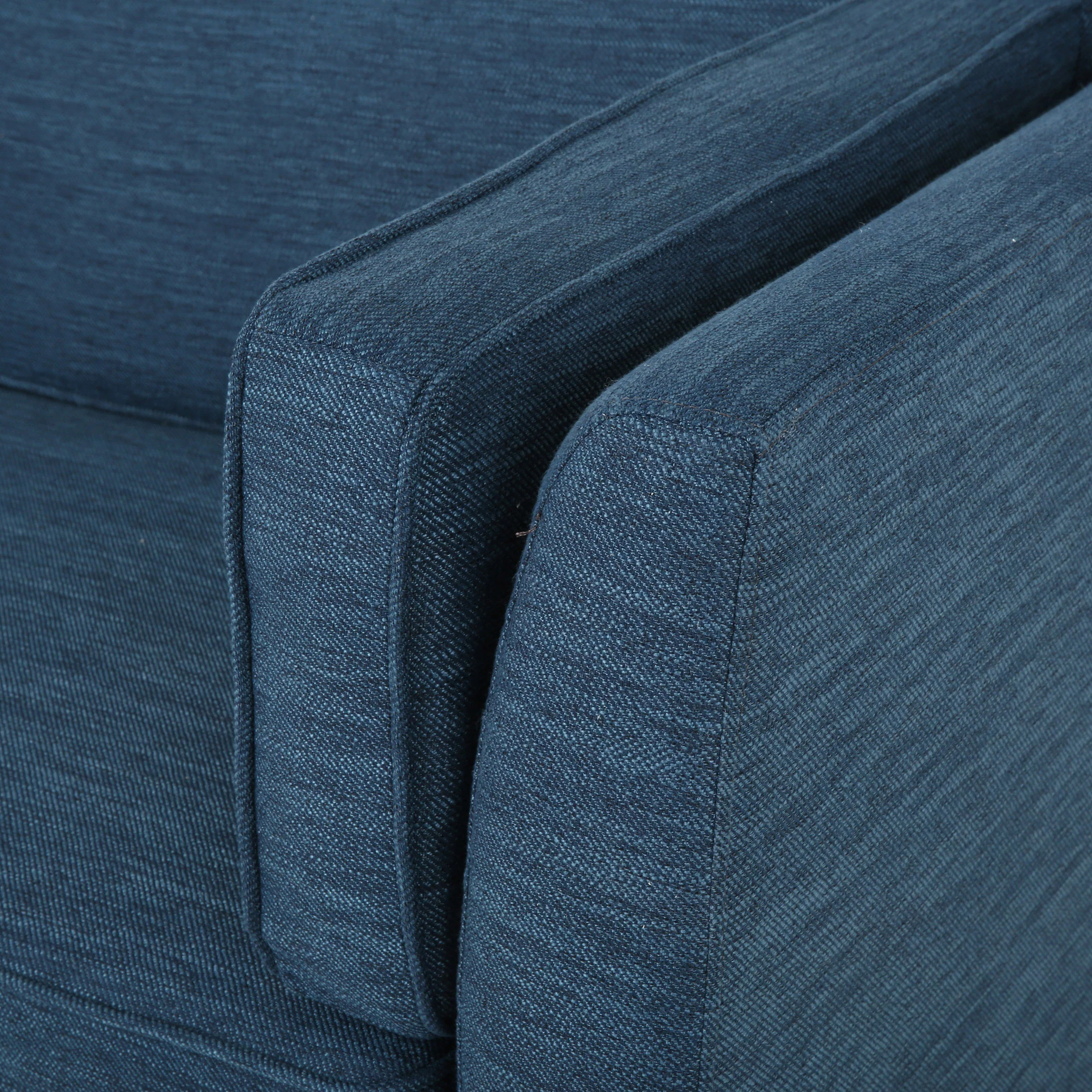 Sabirin Contemporary 3 Seater Fabric Sofa - furnishings