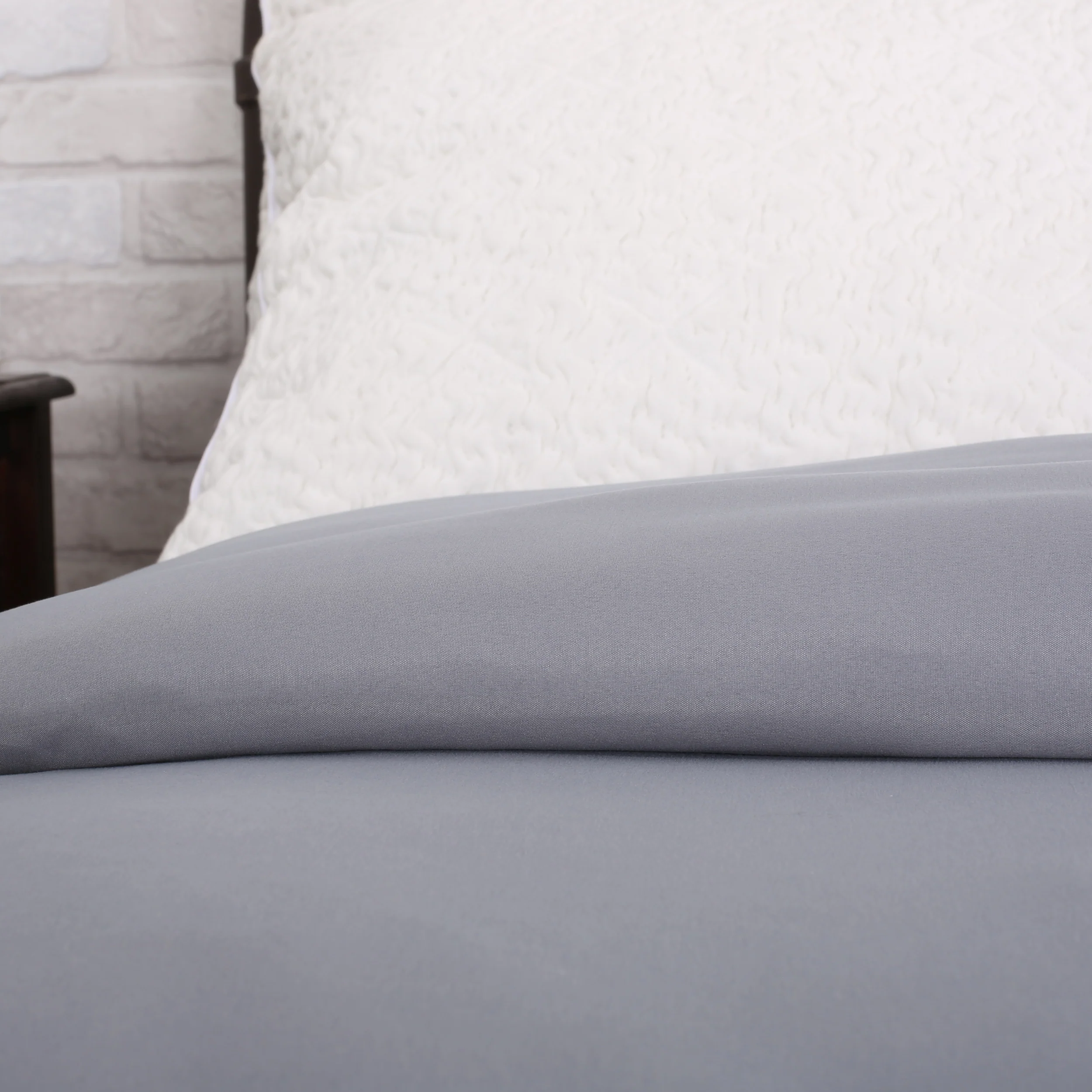 Zoey Queen Size Fabric Duvet Cover - furnishings