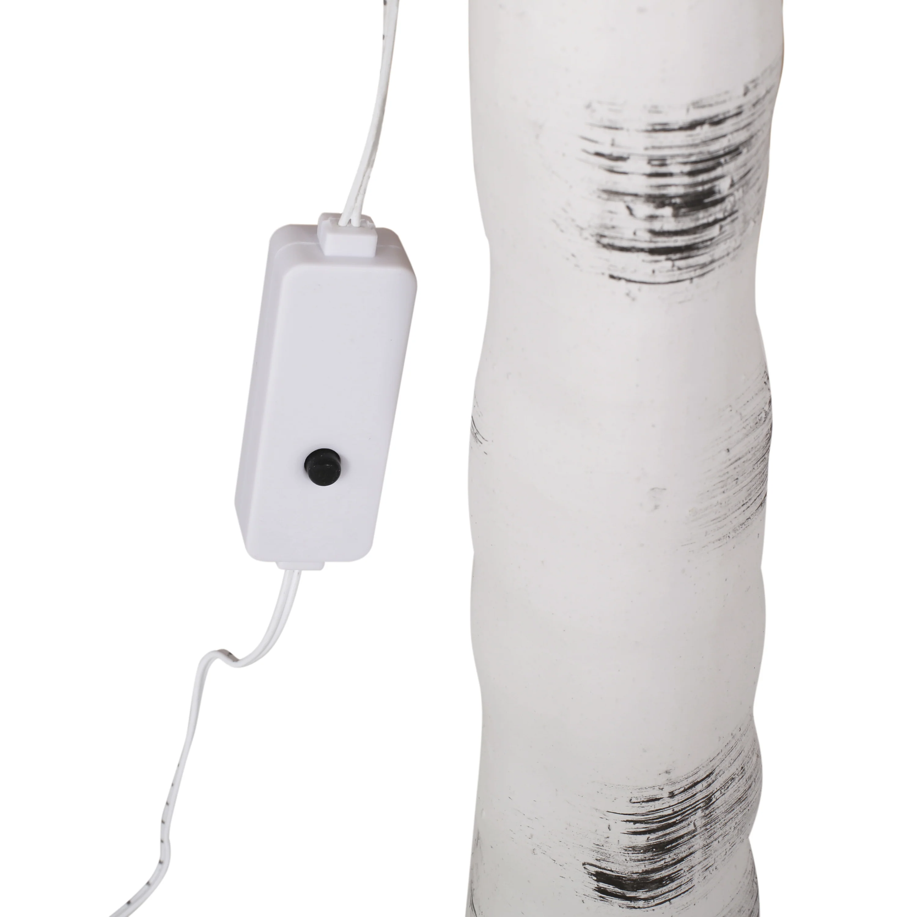 Bolton 6-Foot Pre-Lit 96 White LED Artificial Twig Birch Tree, White - furnishings