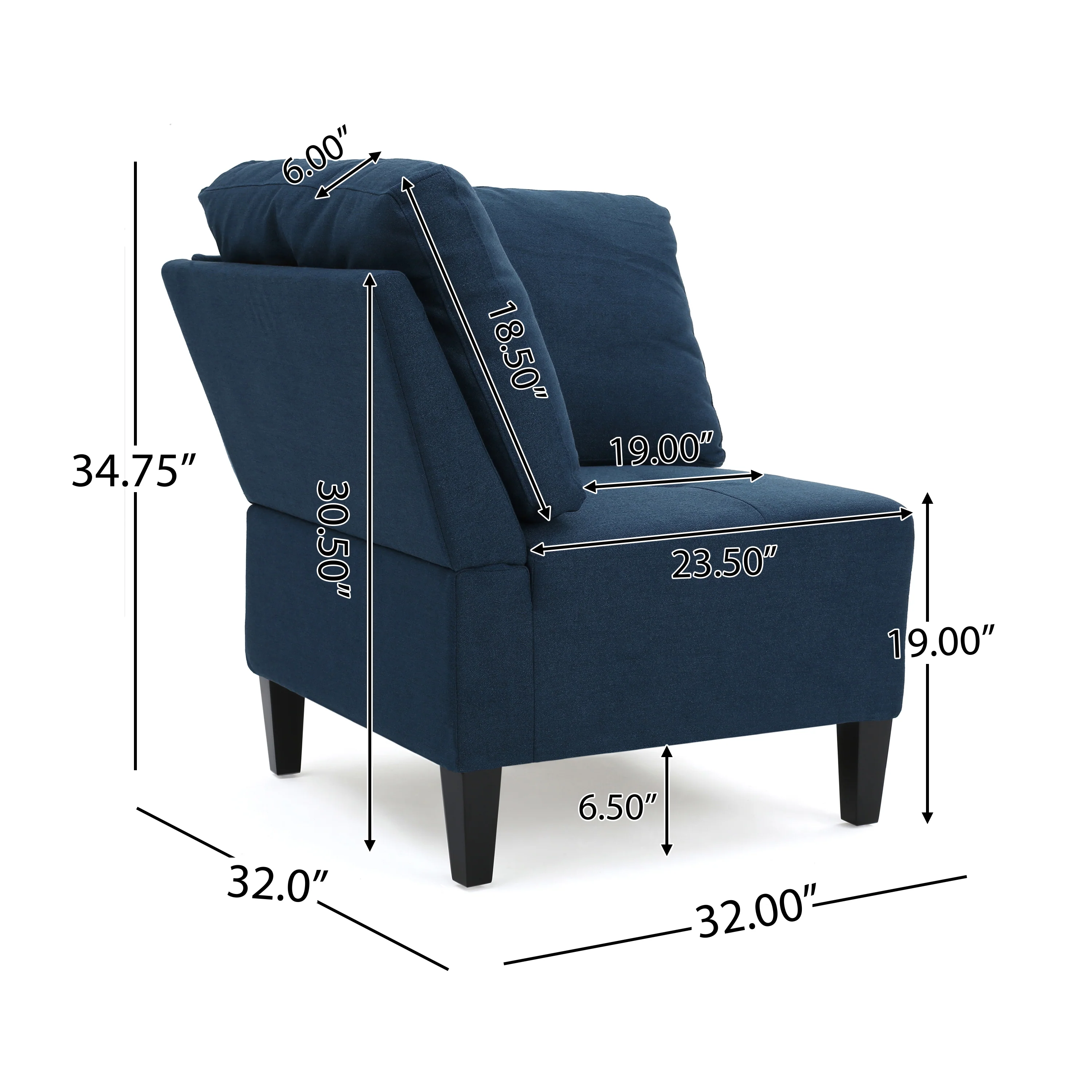 Bridger Fabric Sectional Couch - furnishings