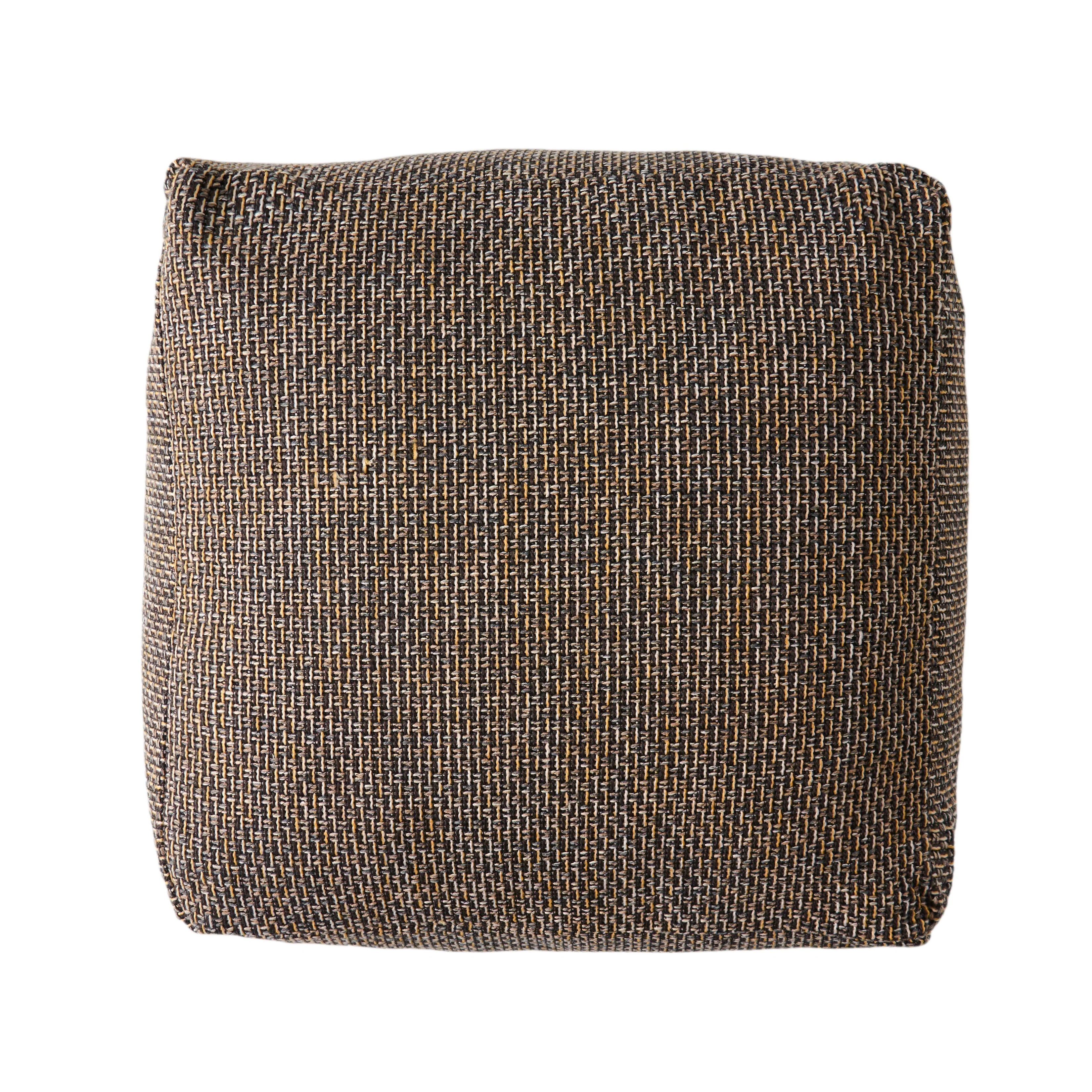Larrick Contemporary Fabric Pouf - furnishings