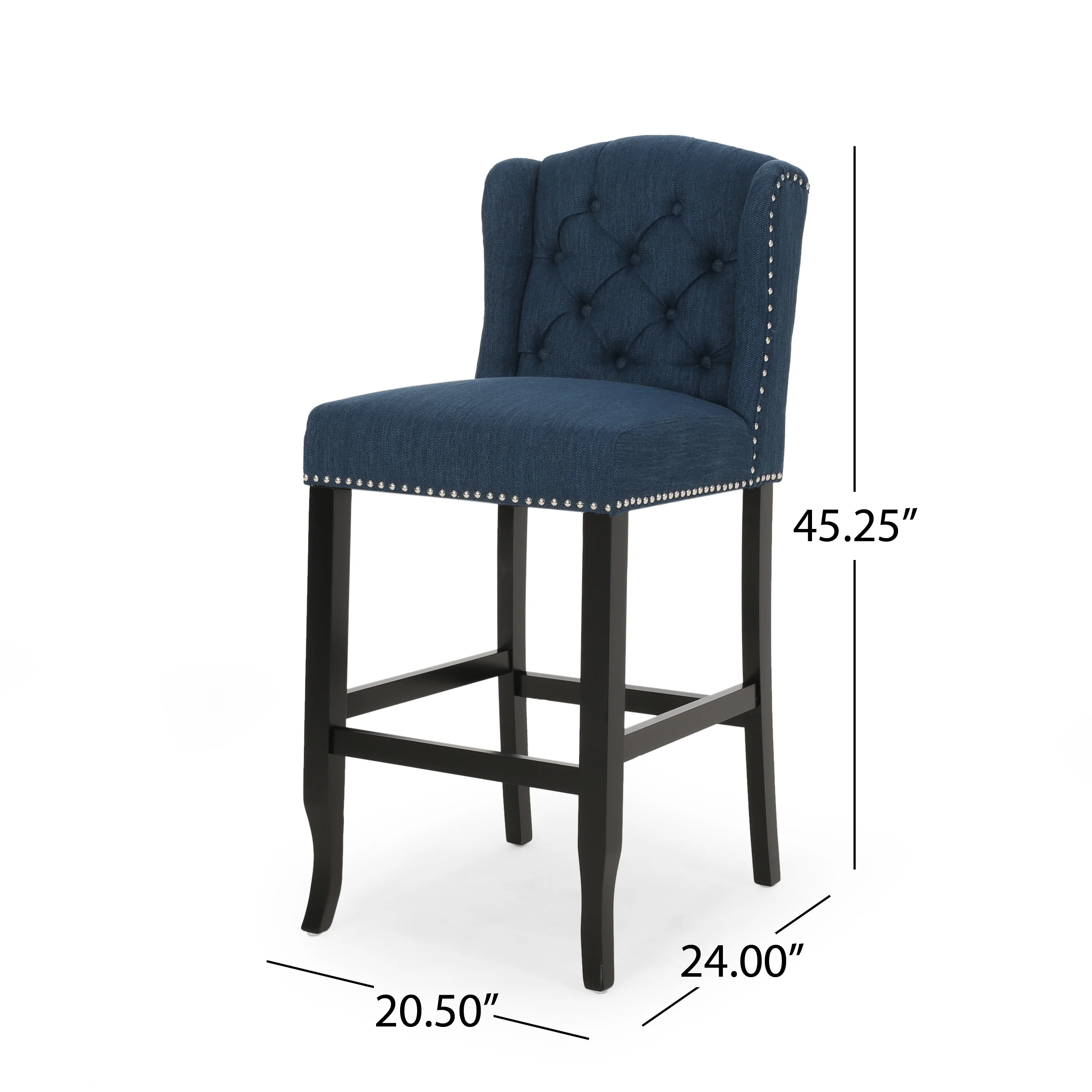 Denisa Wingback Barstool - furnishings