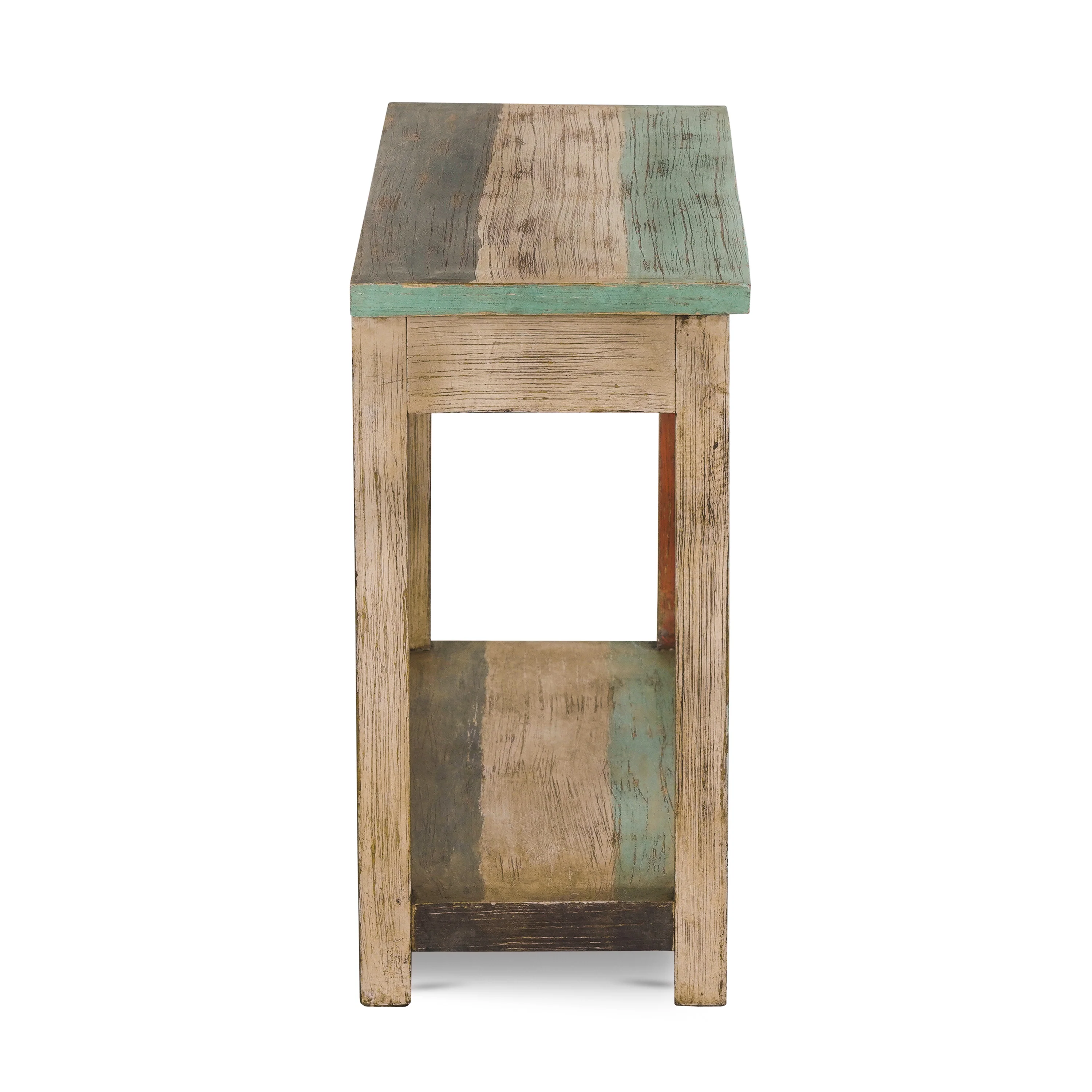 Tracey Handmade Distressed Mango Wood Console Table, Multicolored - furnishings
