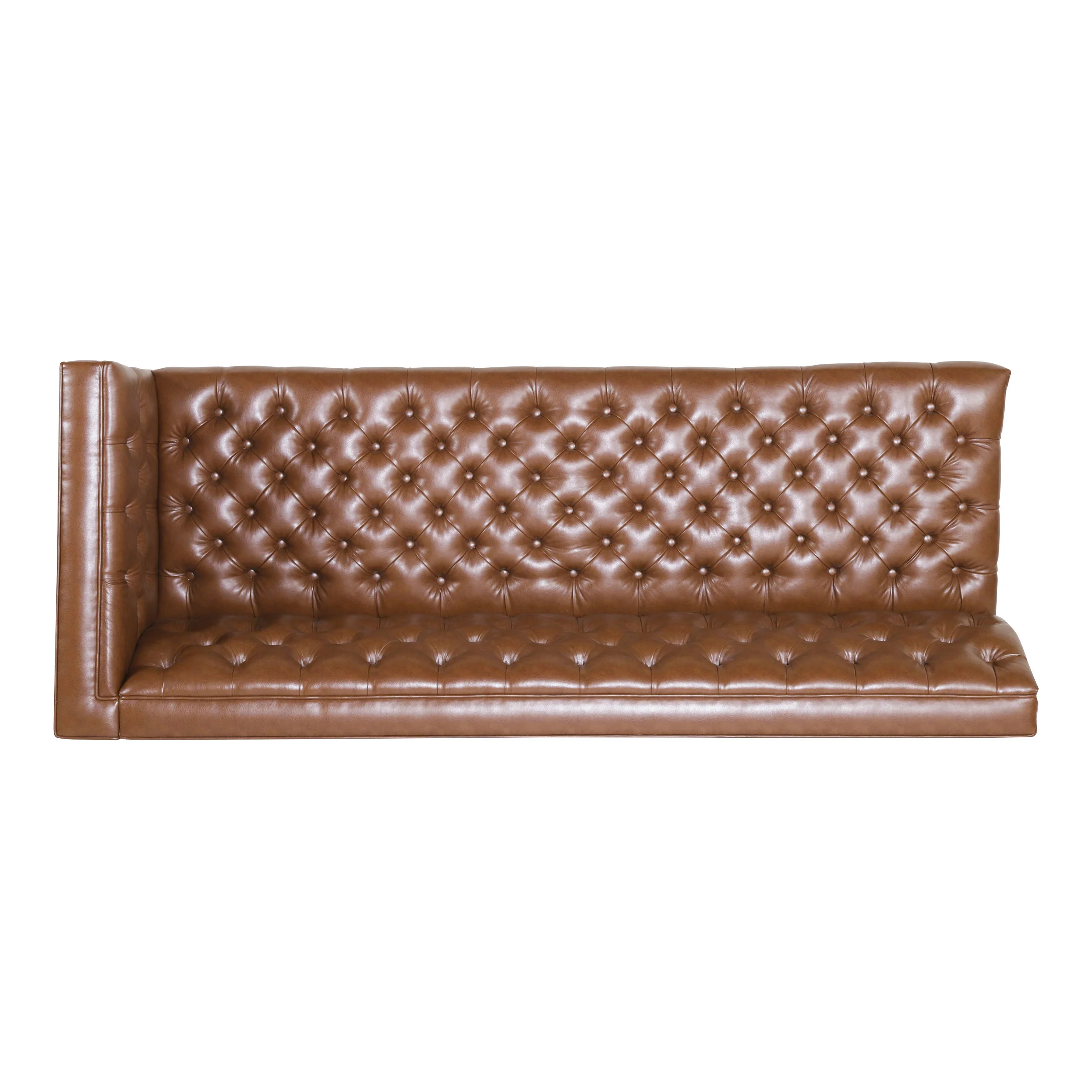Camrose Contemporary Tufted 4 Seater Chaise Lounge Sectional Sofa - furnishings