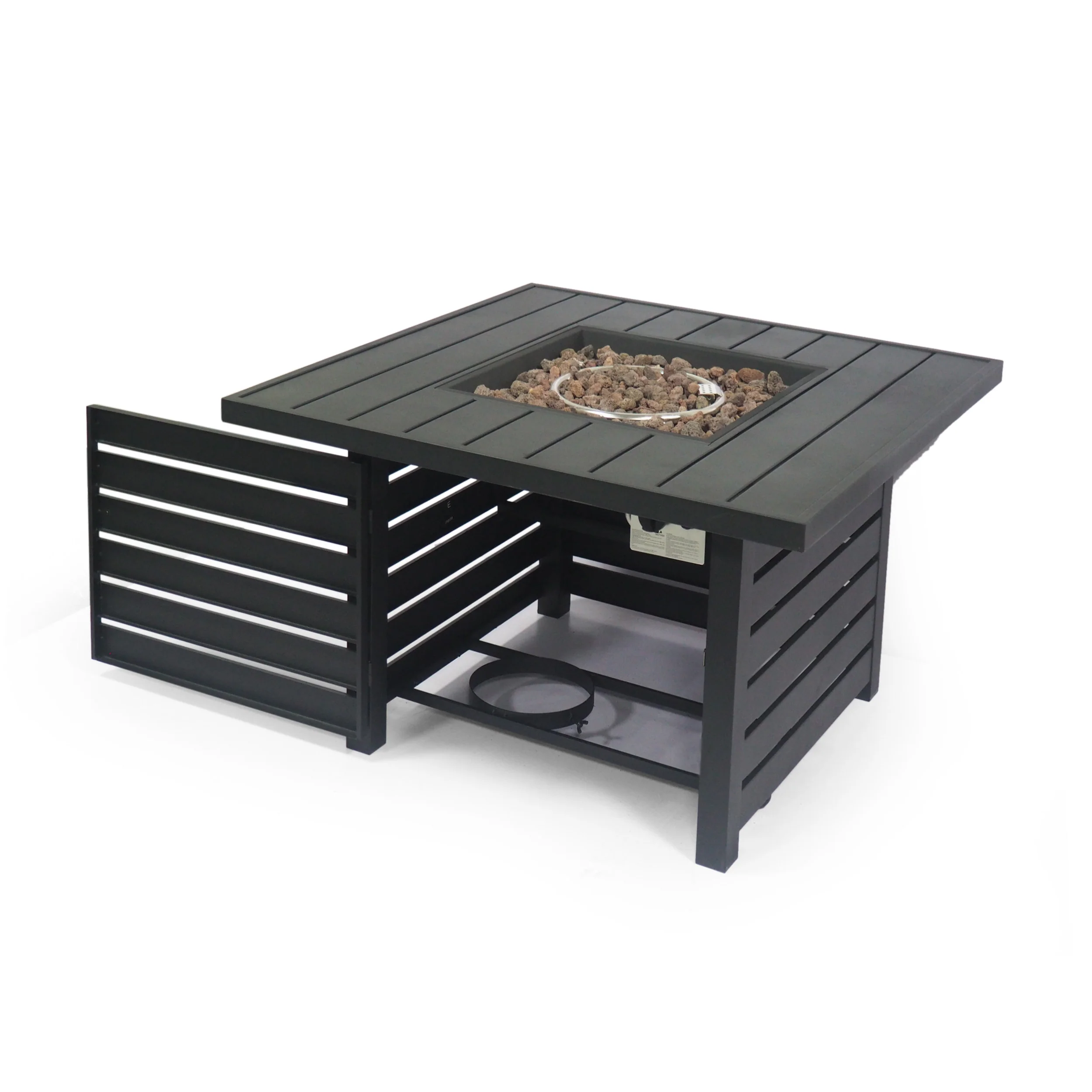 Moira Square Iron Fire Pit - furnishings