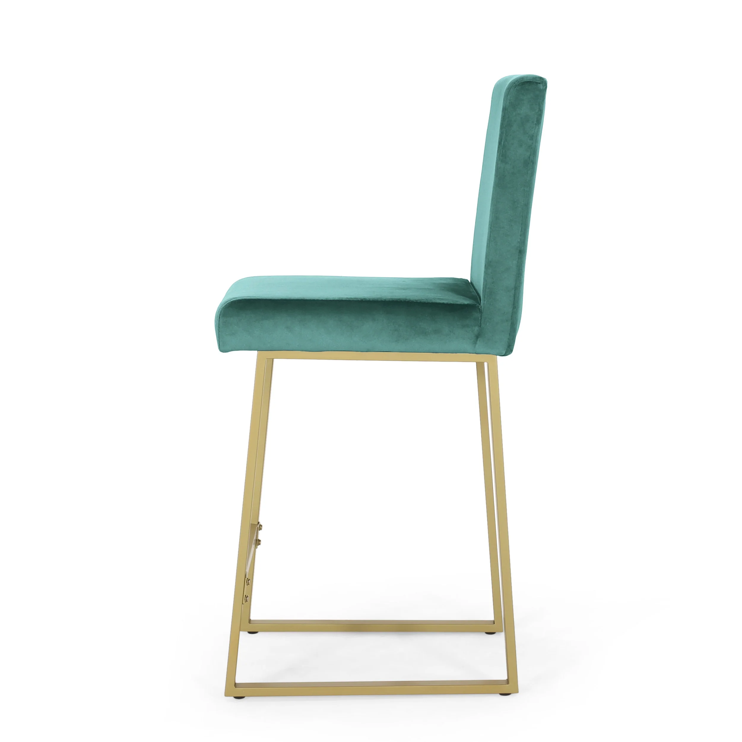 Lexi Modern Velvet Barstools (Set of 2) - furnishings